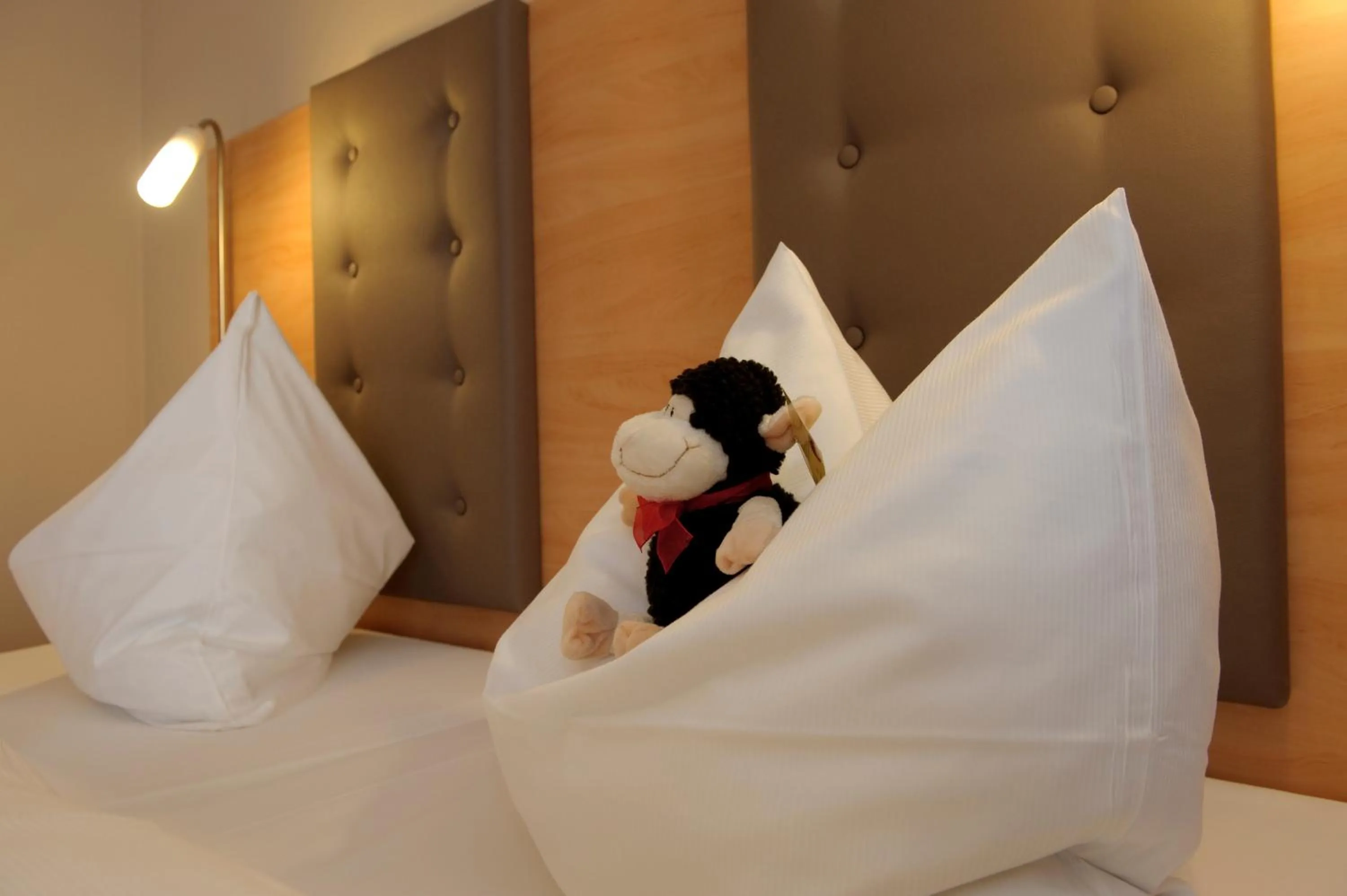 Bed in Hotel Adlerbräu