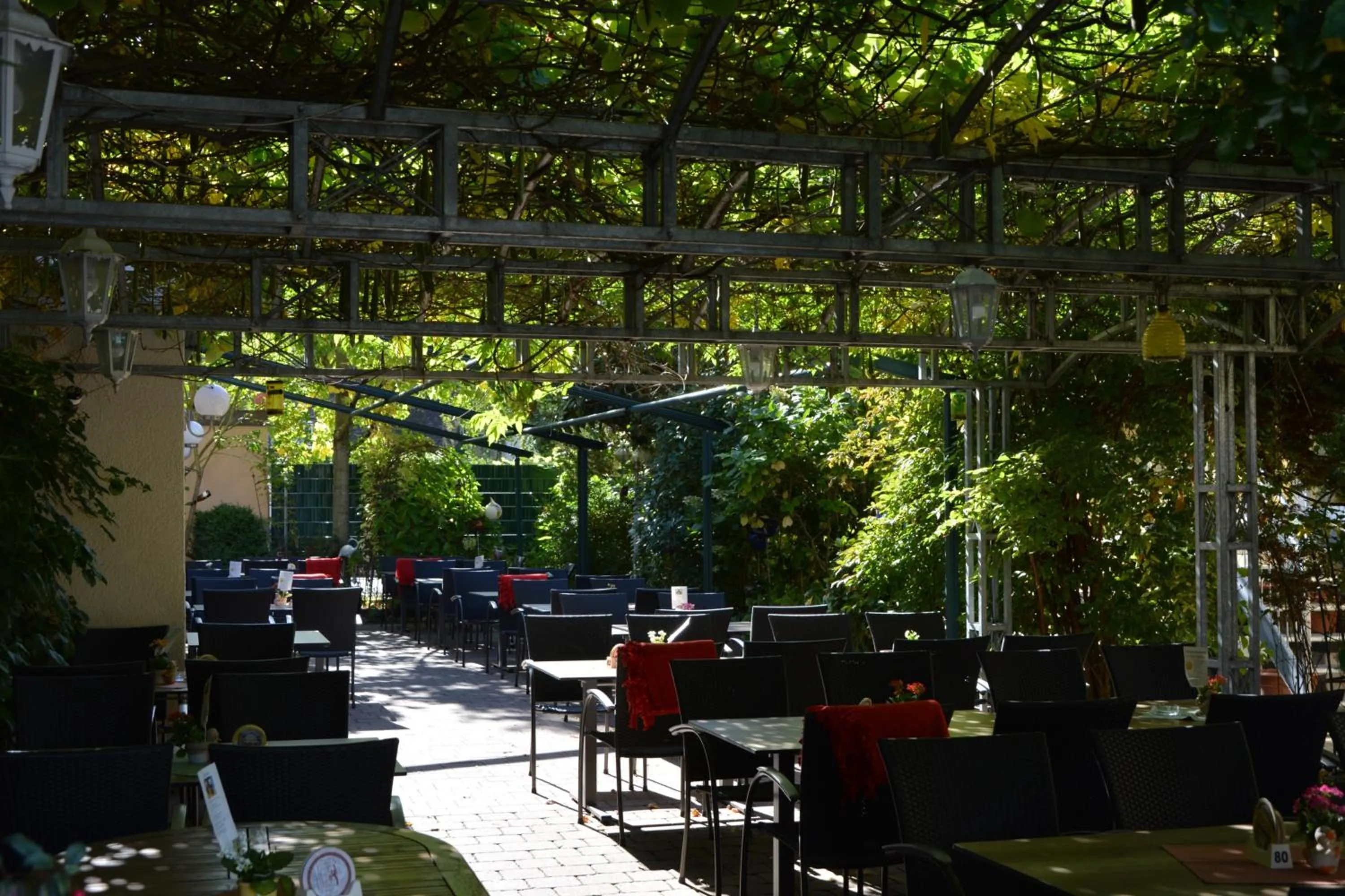 Patio in Hotel Adlerbräu