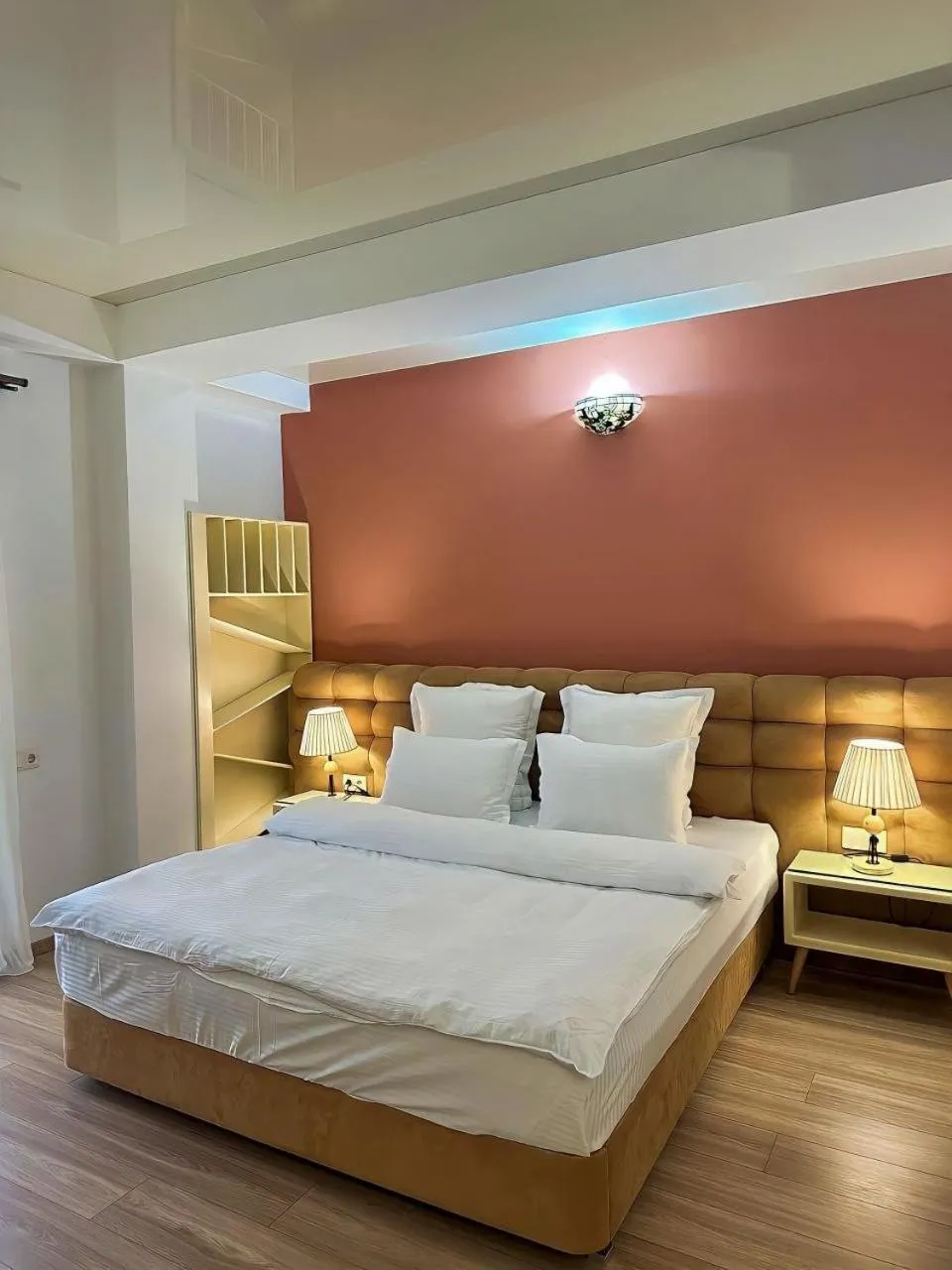 Bed in Wald Hotel Lagodekhi Rooms