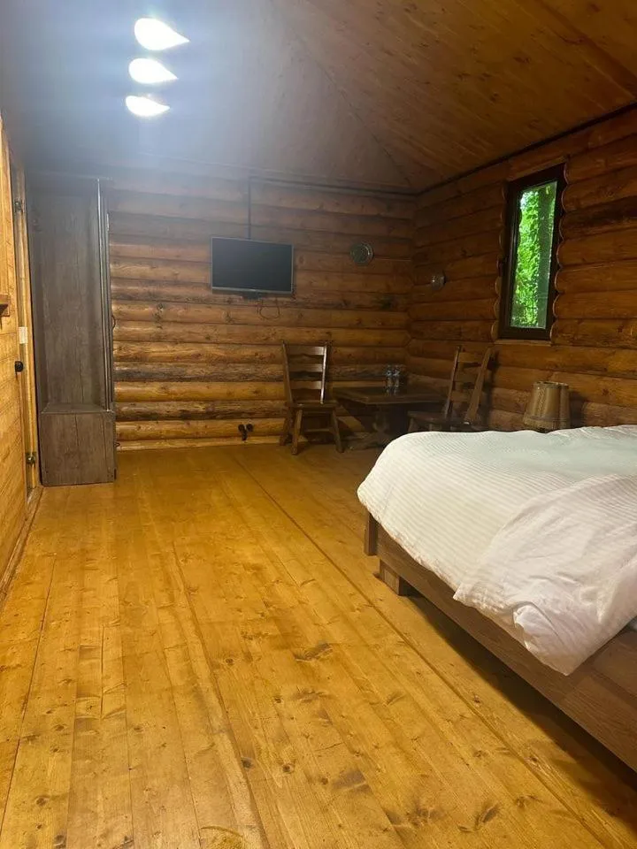 Bed in Wald Hotel Lagodekhi Rooms