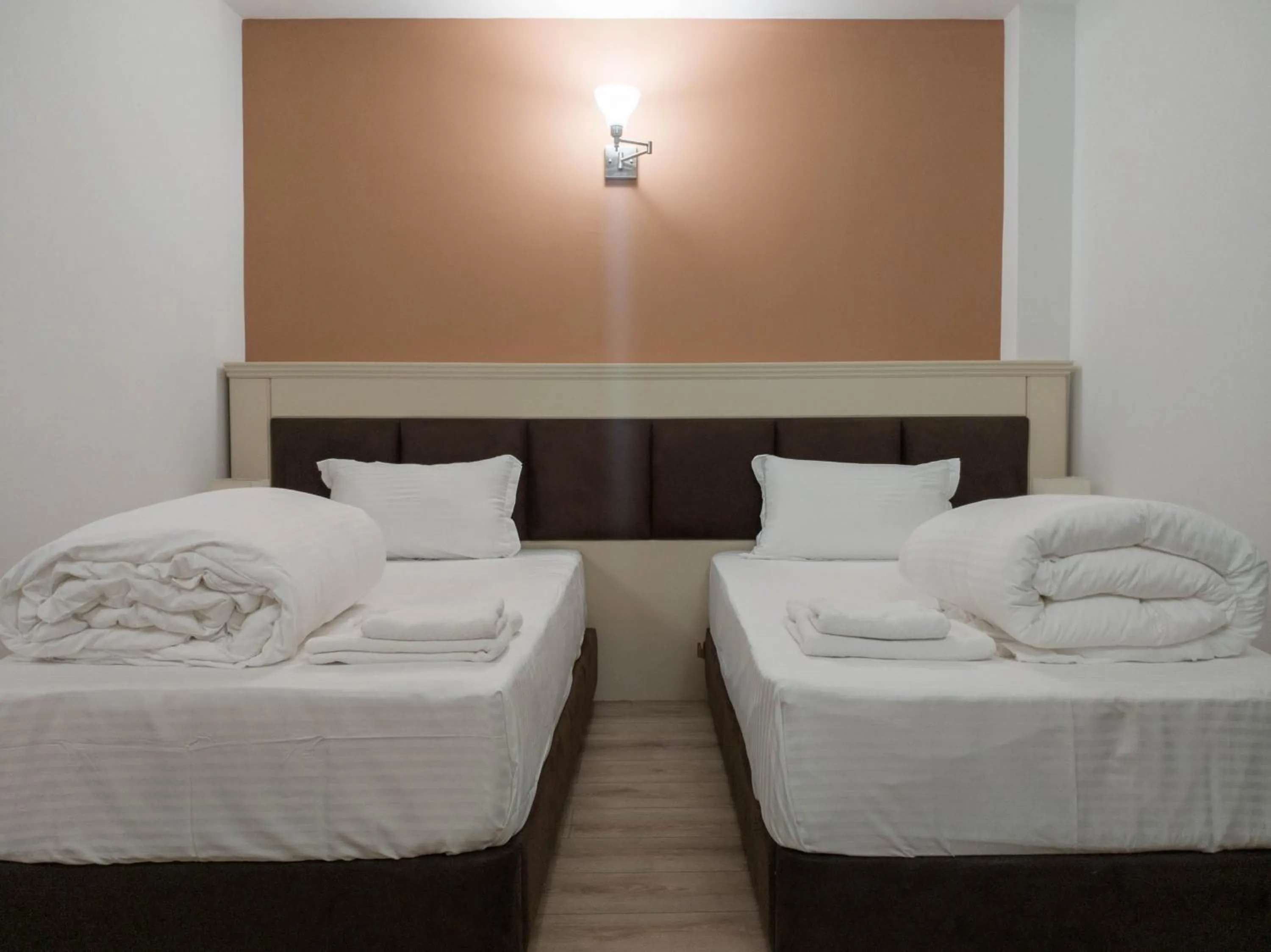 Bed in Wald Hotel Lagodekhi Rooms