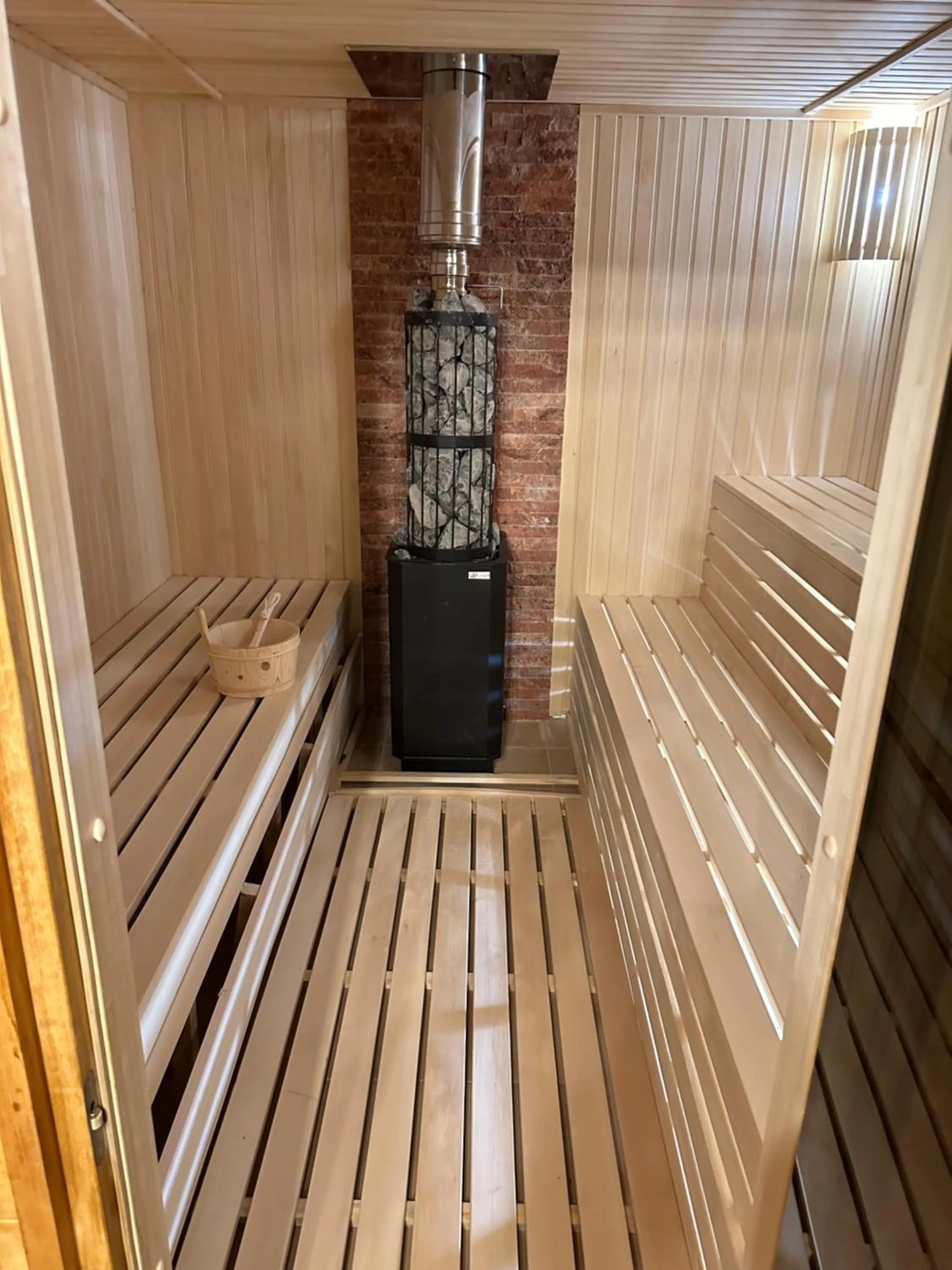 Sauna in Wald Hotel Lagodekhi Rooms