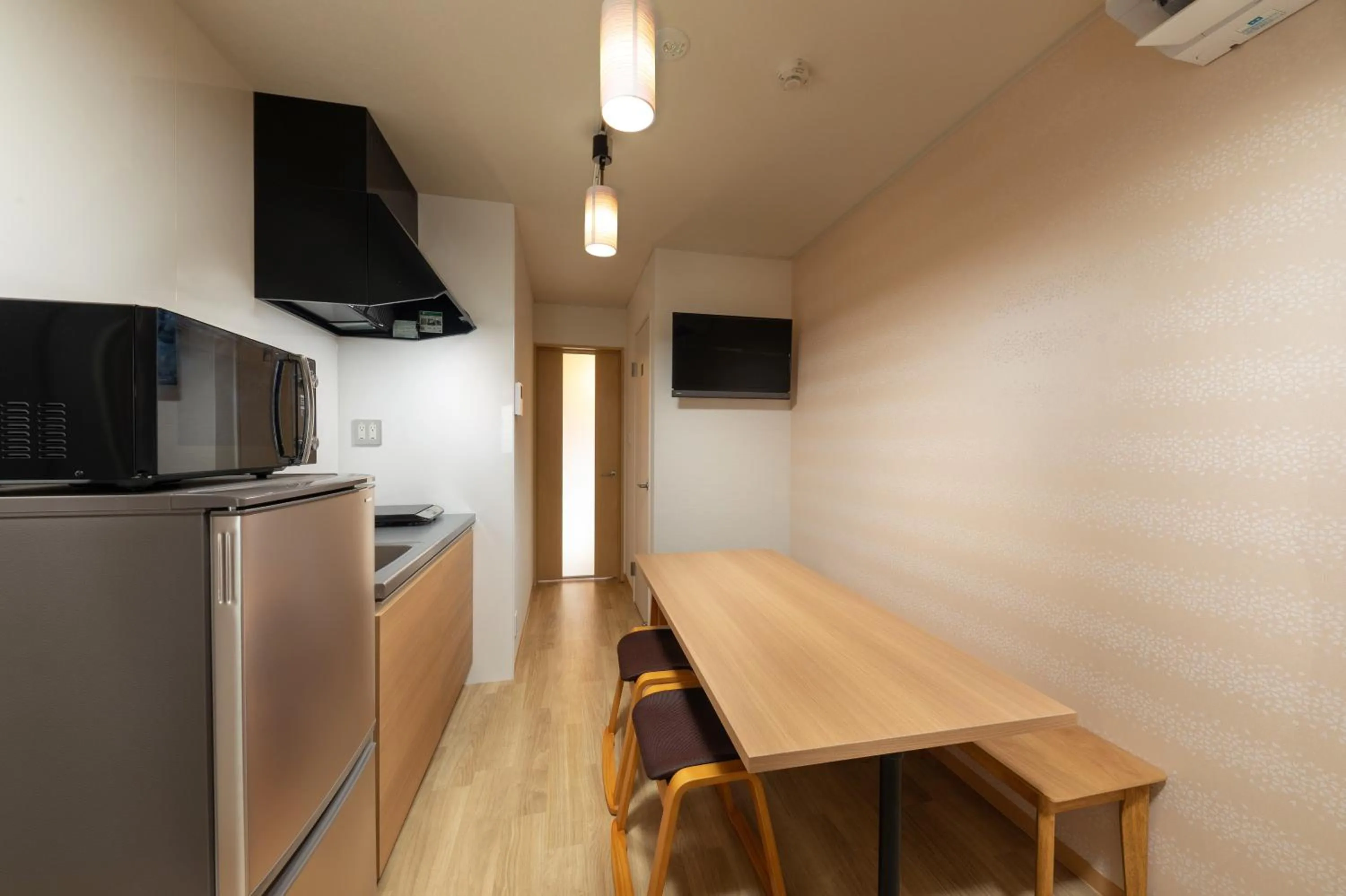 Kitchen or kitchenette in Connect inn Kujo-Kawaramachi