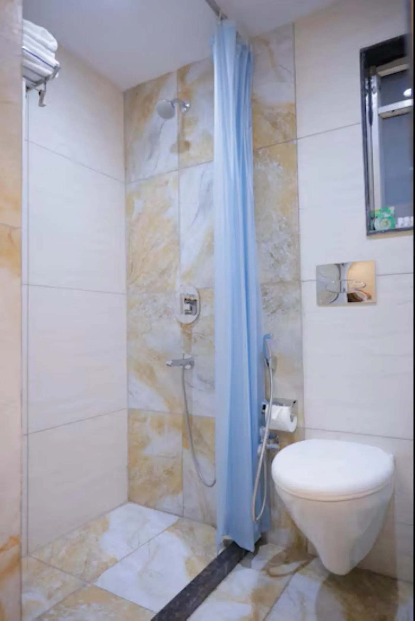 Shower in The Avenue Hotel Ballygunge