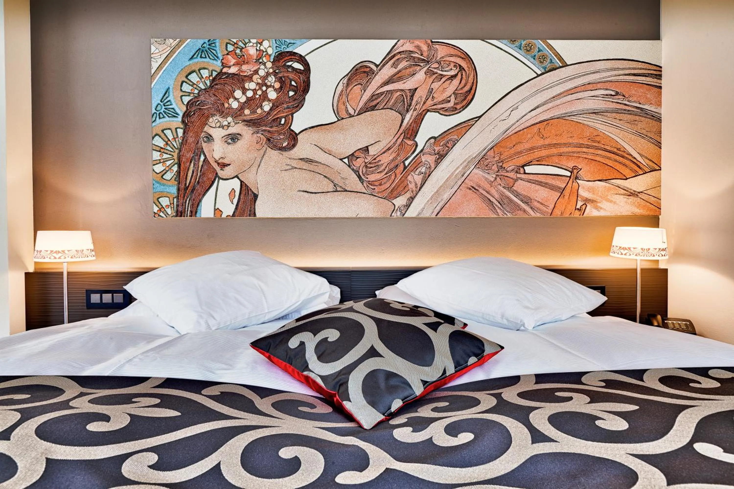 Bed in Belvédère Strandhotel