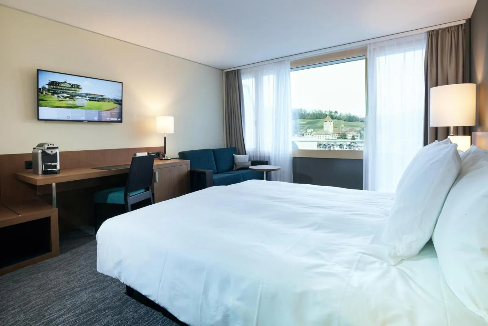 Photo of the whole room, Bed in Belvédère Strandhotel