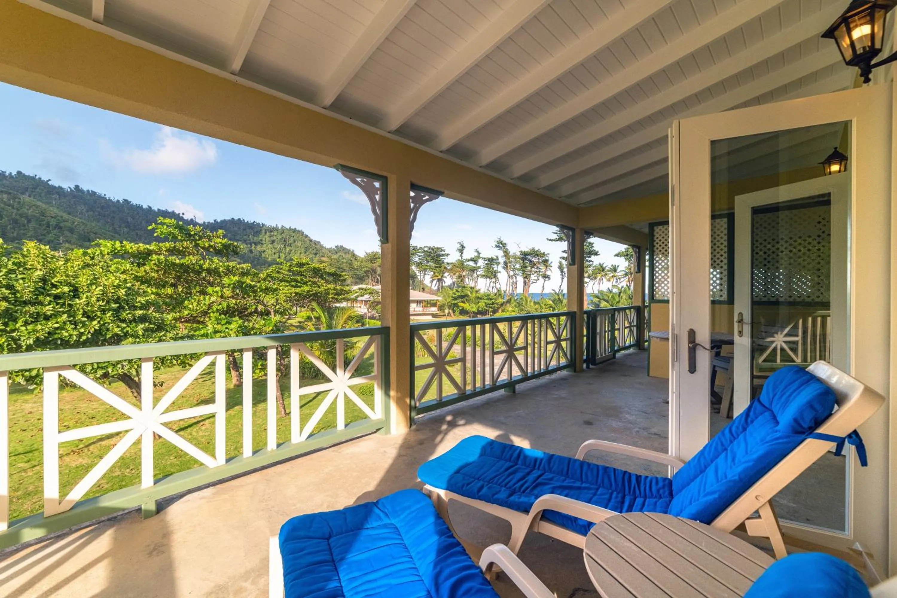 Garden view in Rosalie Bay Eco Resort & Spa