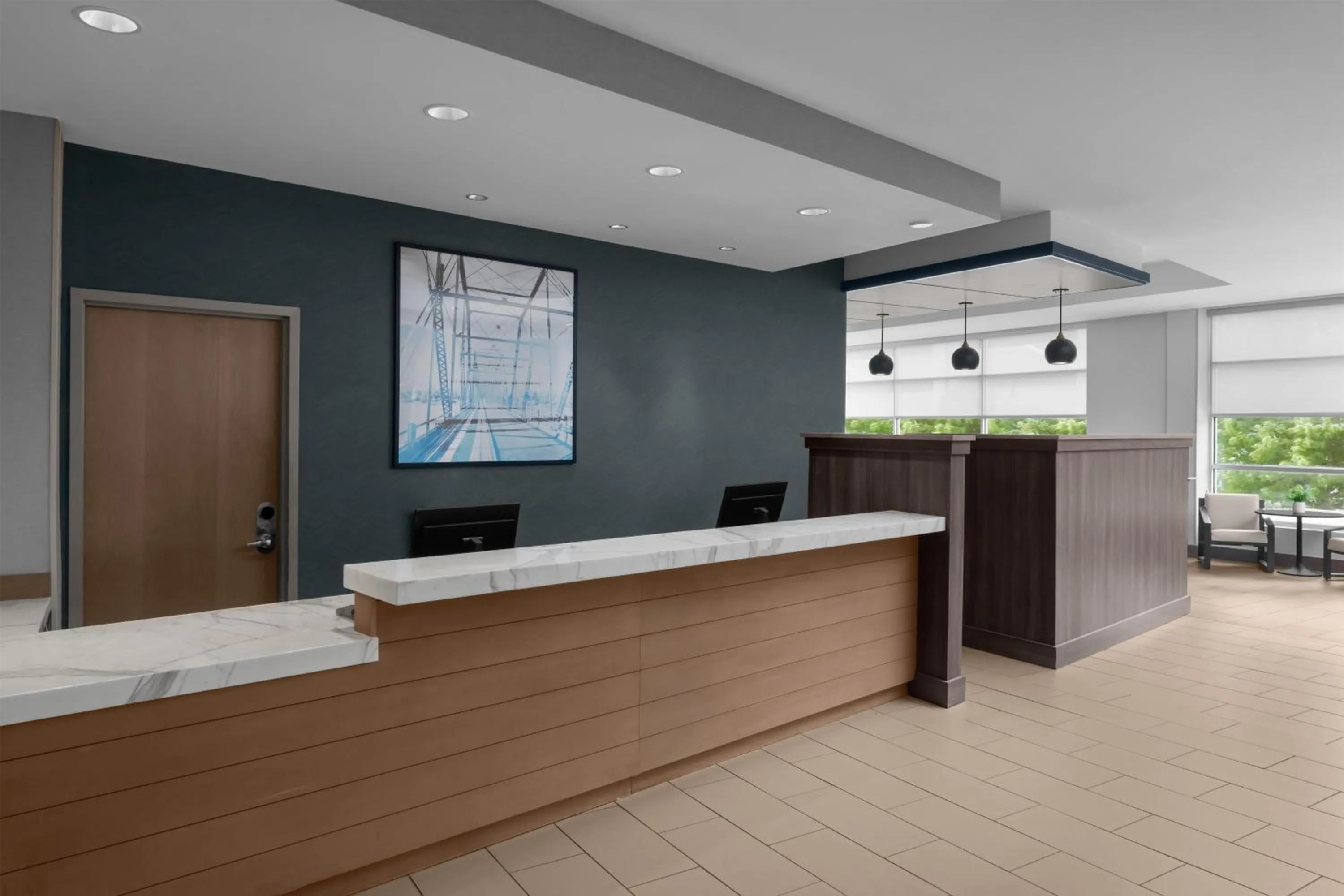 Lobby or reception in Hyatt House Pittsburgh-South Side