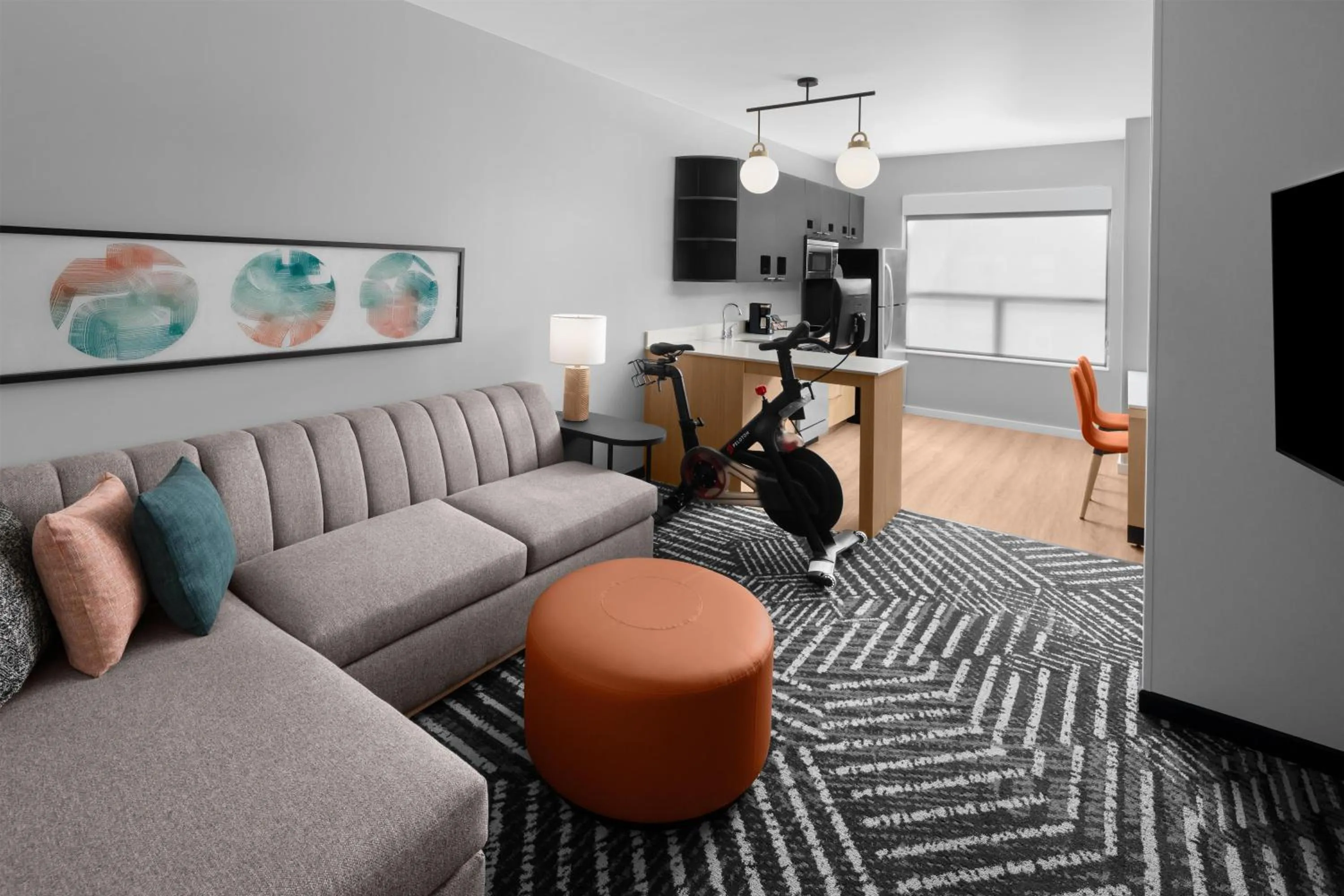 Photo of the whole room in Hyatt House Pittsburgh-South Side