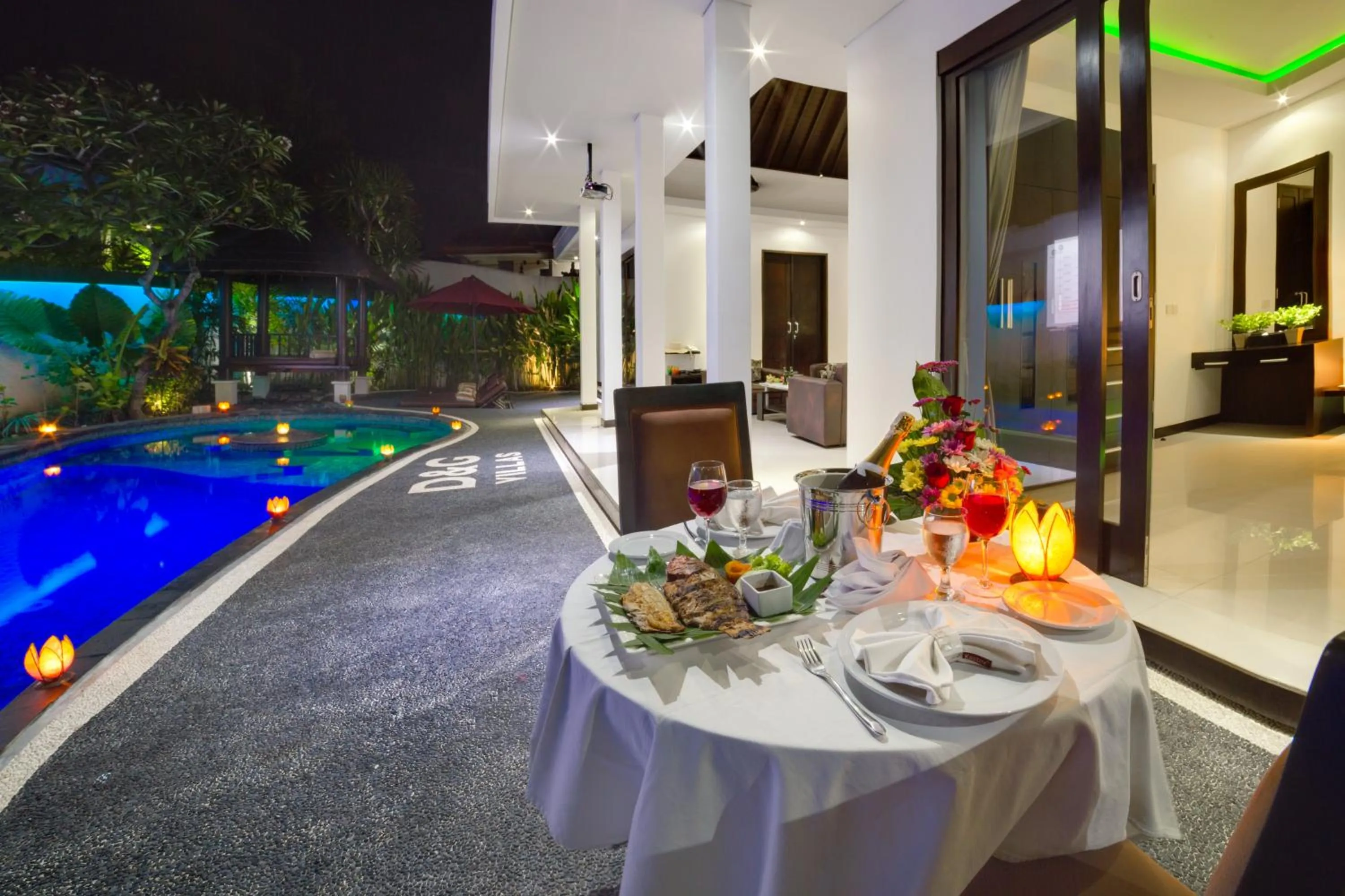 Food and drinks in D&G Villas Nusa Dua