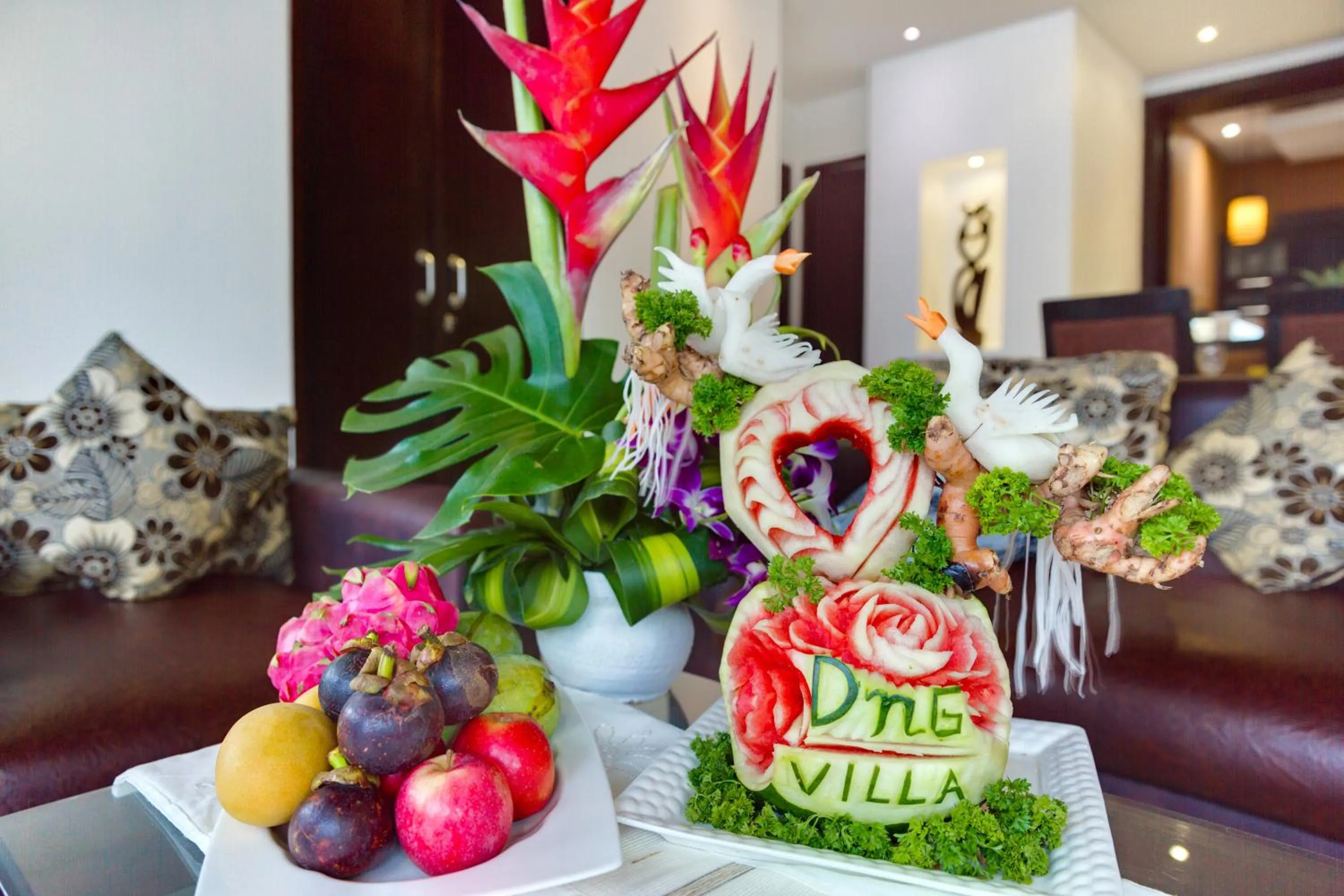 Food in D&G Villas Nusa Dua