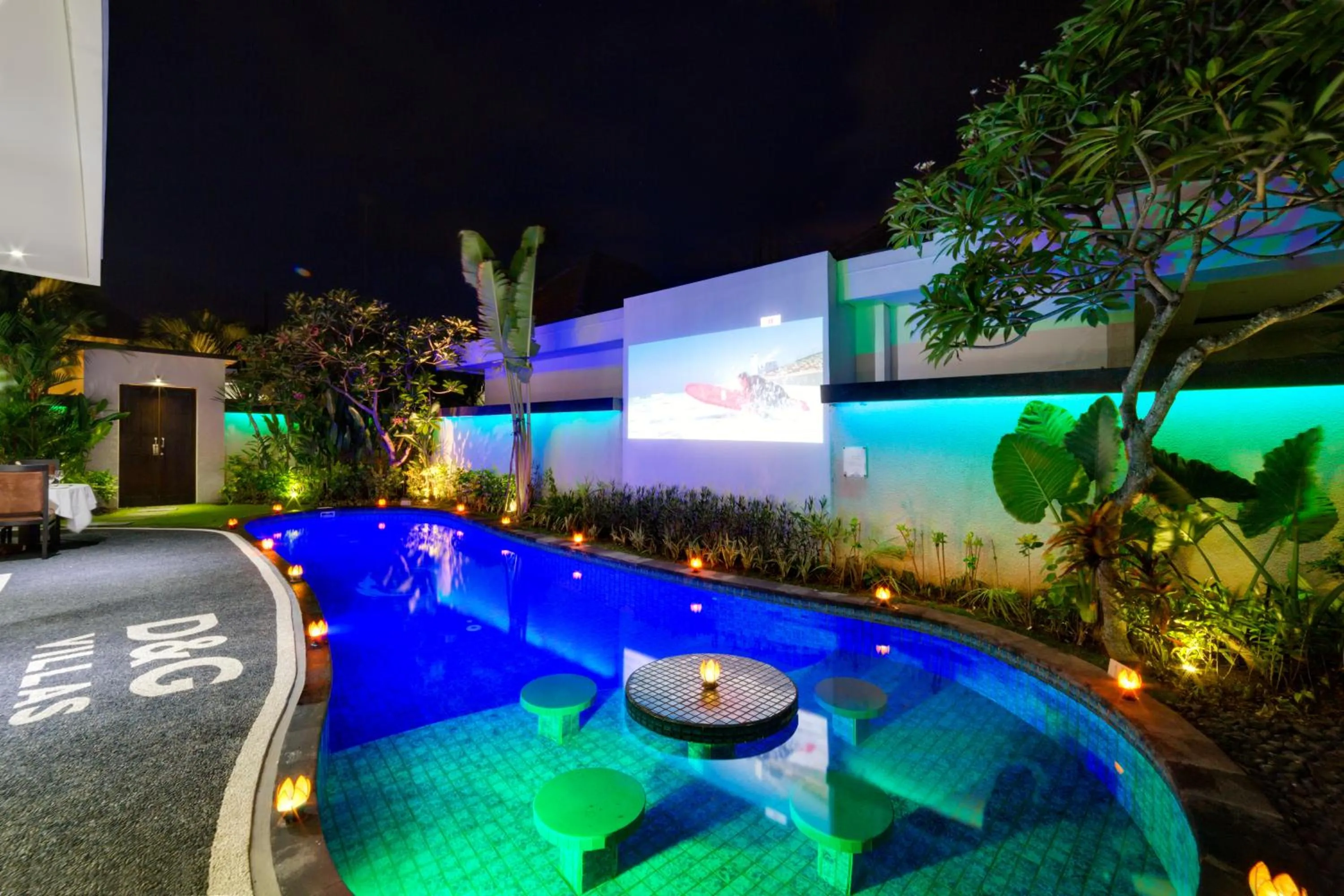 Pool view in D&G Villas Nusa Dua