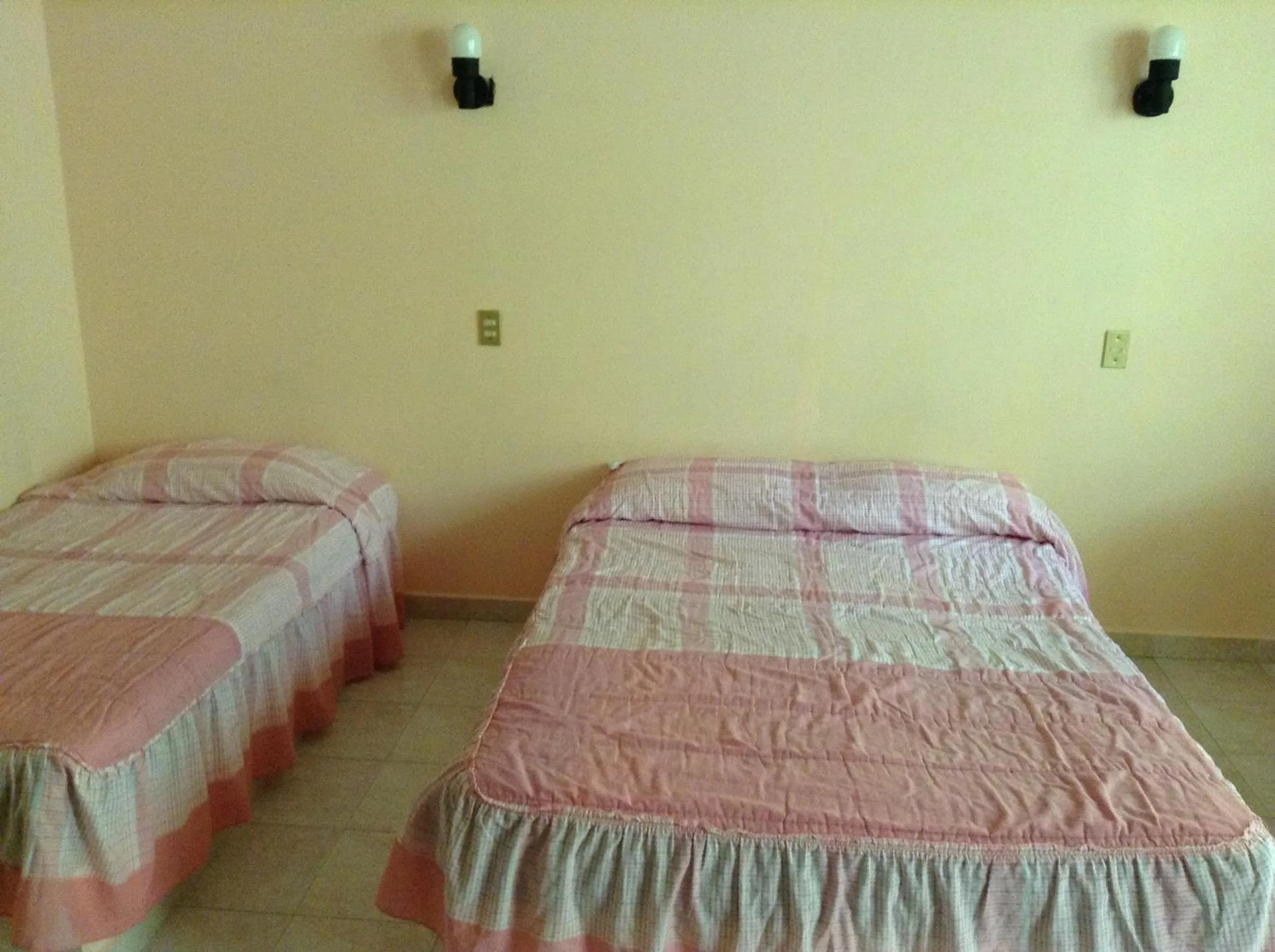 Bed in Hotel Tecozautla