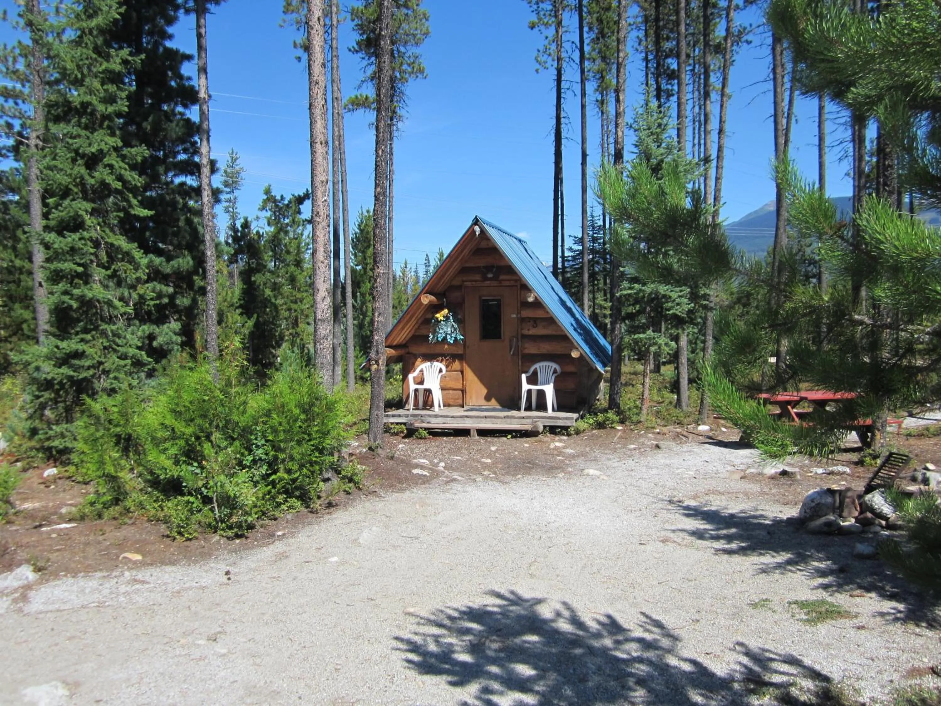 Facade/entrance in Blue River Campgrounds & Cabin-public washroom