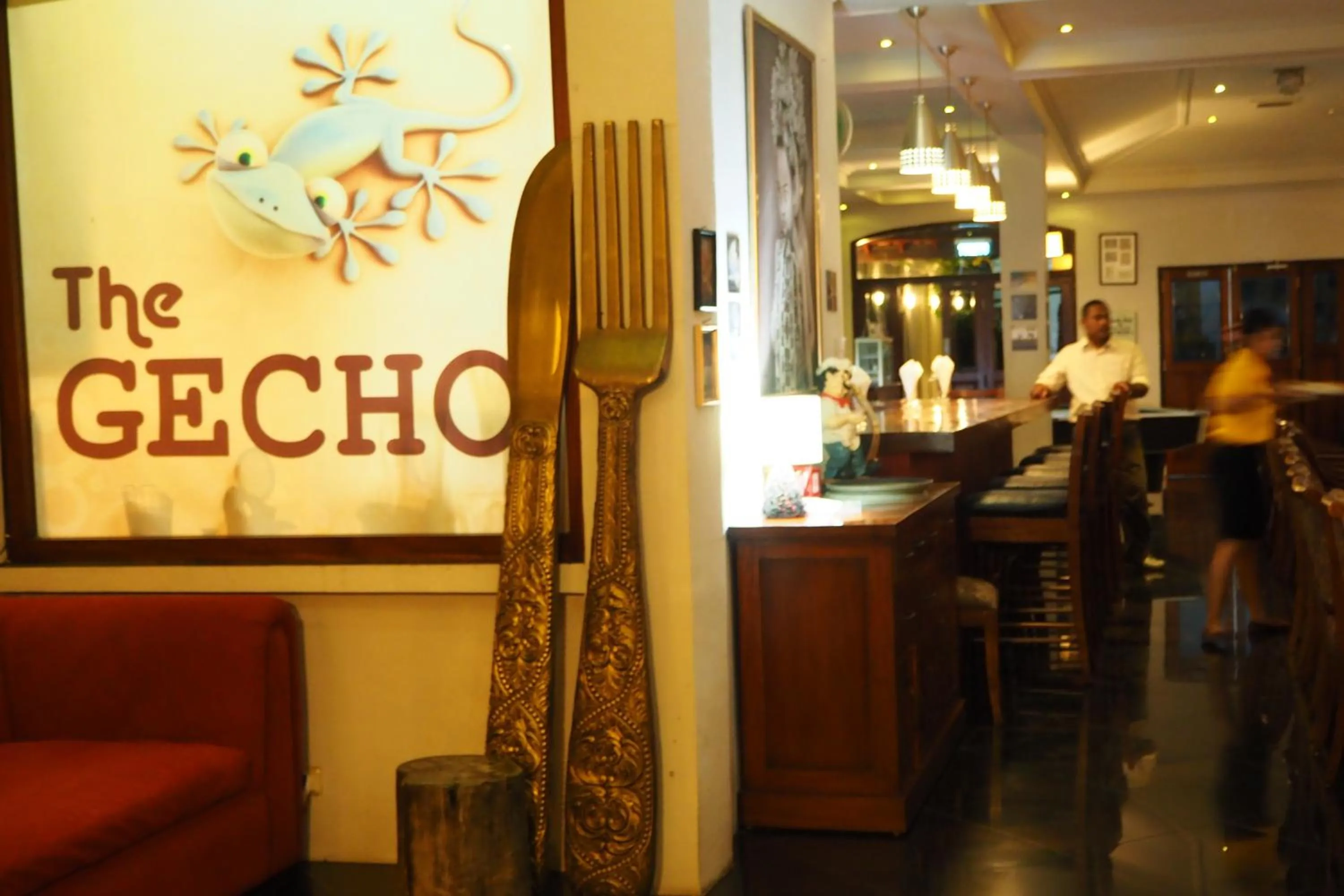 Restaurant/places to eat in The Gecho Inn Town