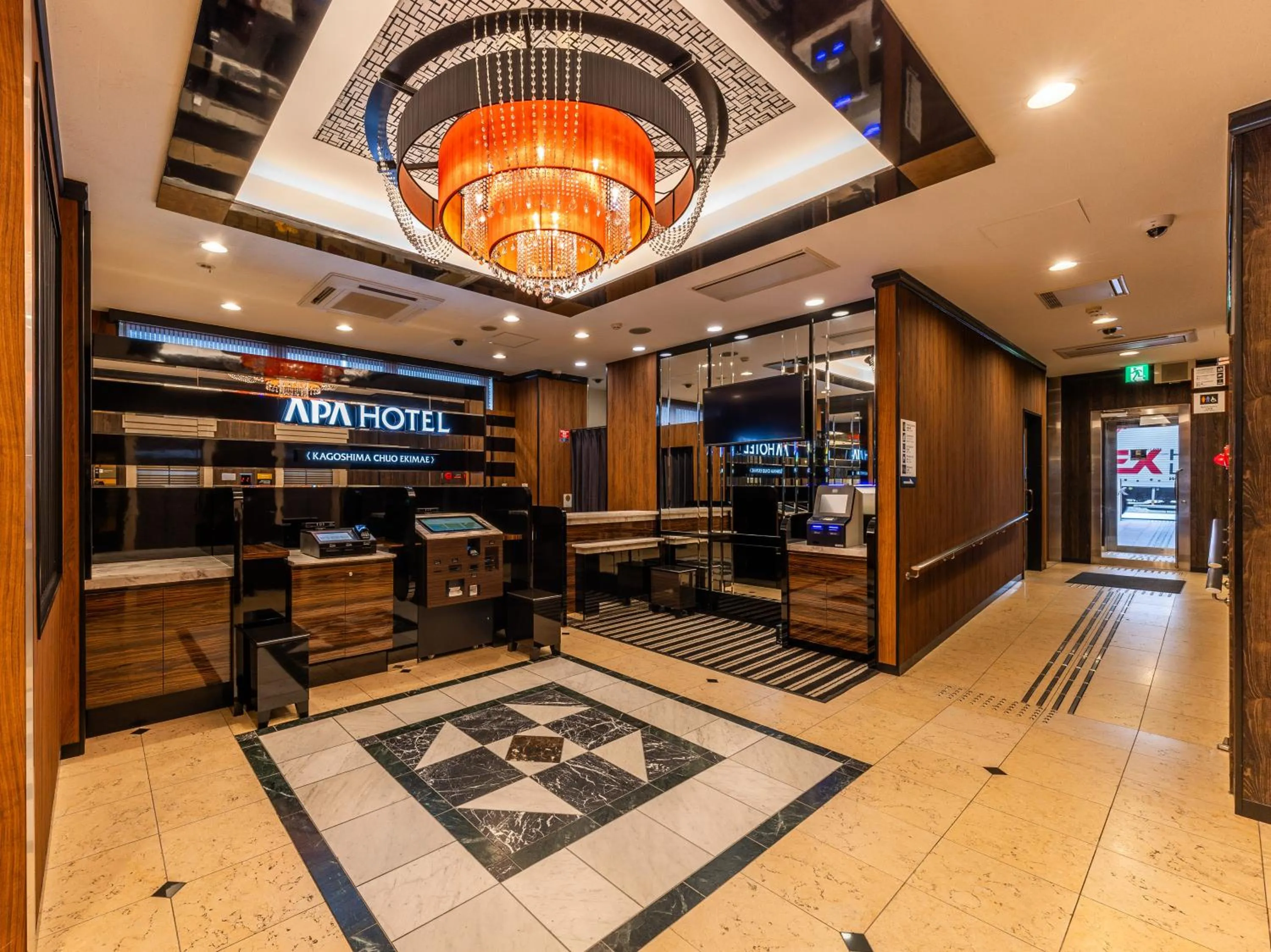 Lobby or reception in APA Hotel Kagoshima Chuo Ekimae