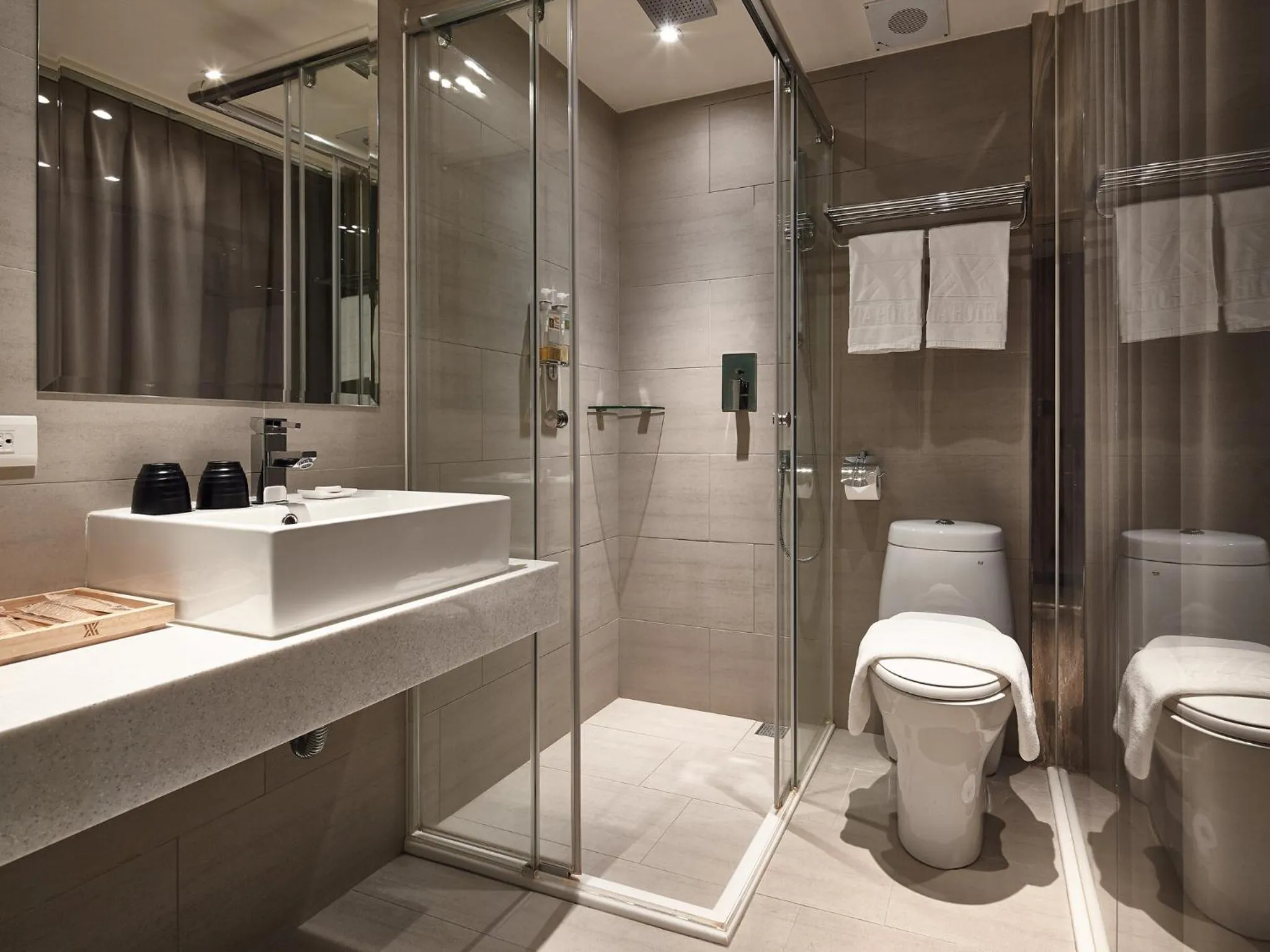 Shower in Via Loft Hotel