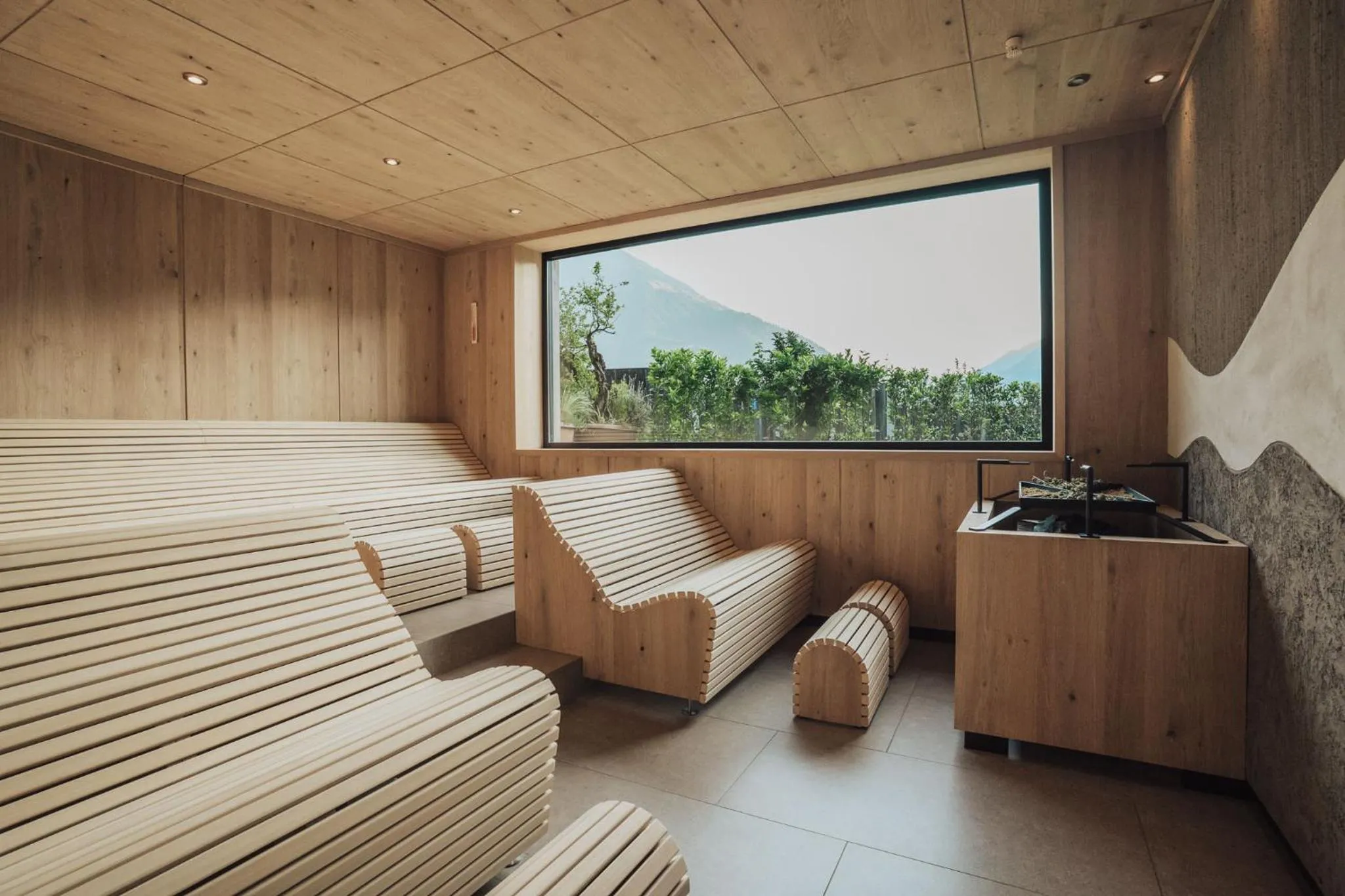 Sauna in Hotel Lisetta