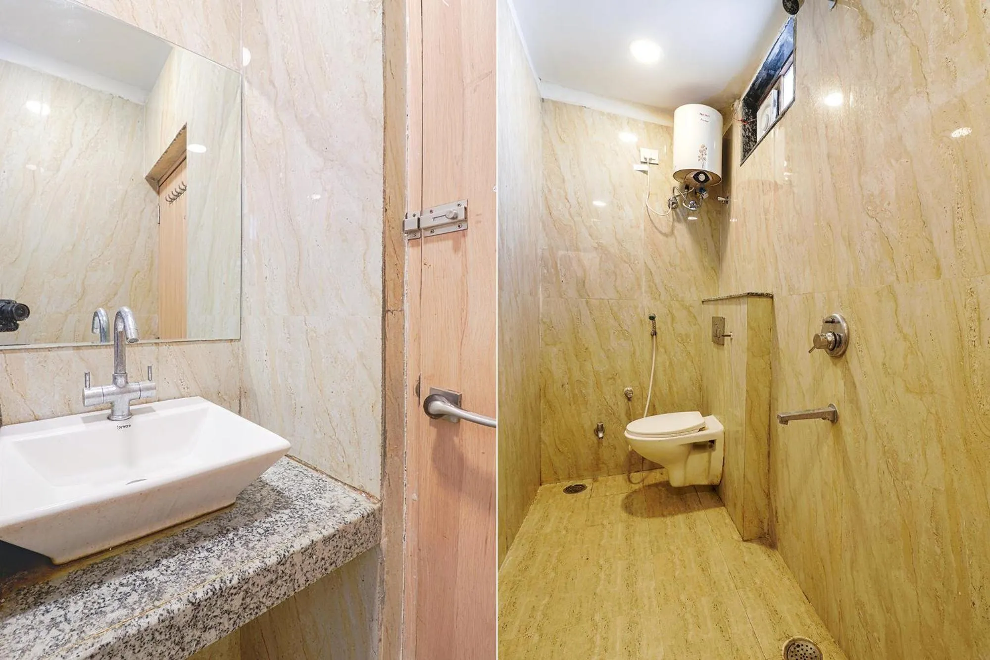 Bathroom in FabHotel Royal Aanandam