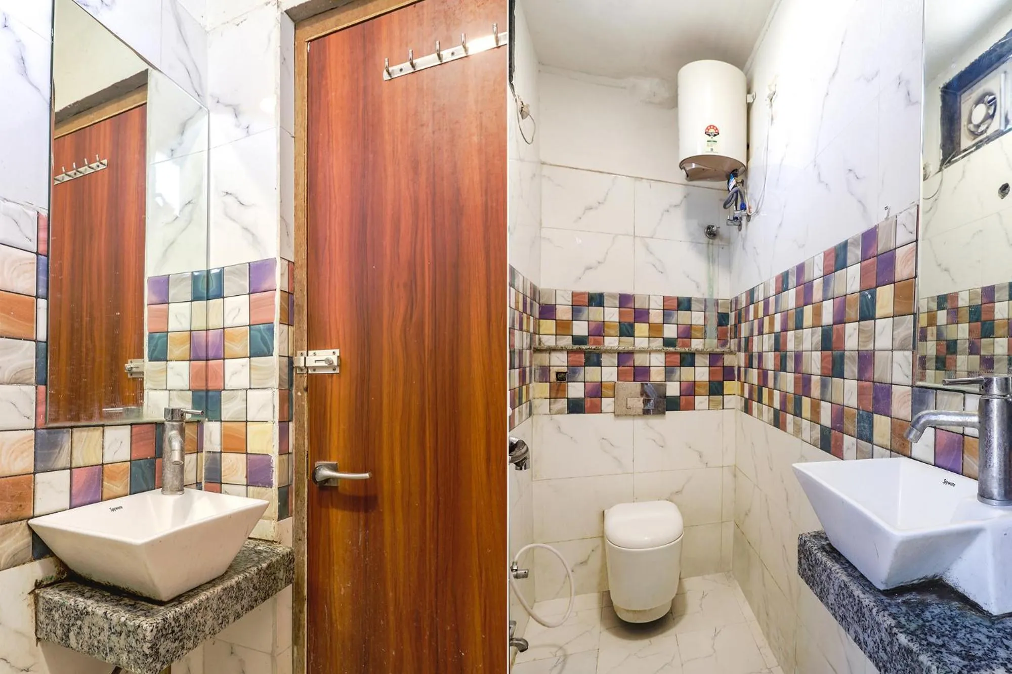 Bathroom in FabHotel Royal Aanandam