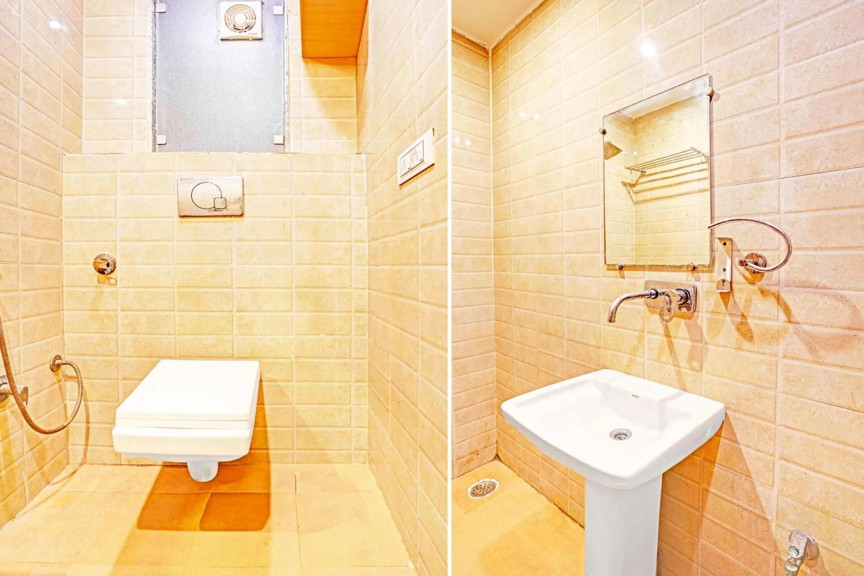 Bathroom in Super Collection O Tilak Nagar Near Pacific Mall