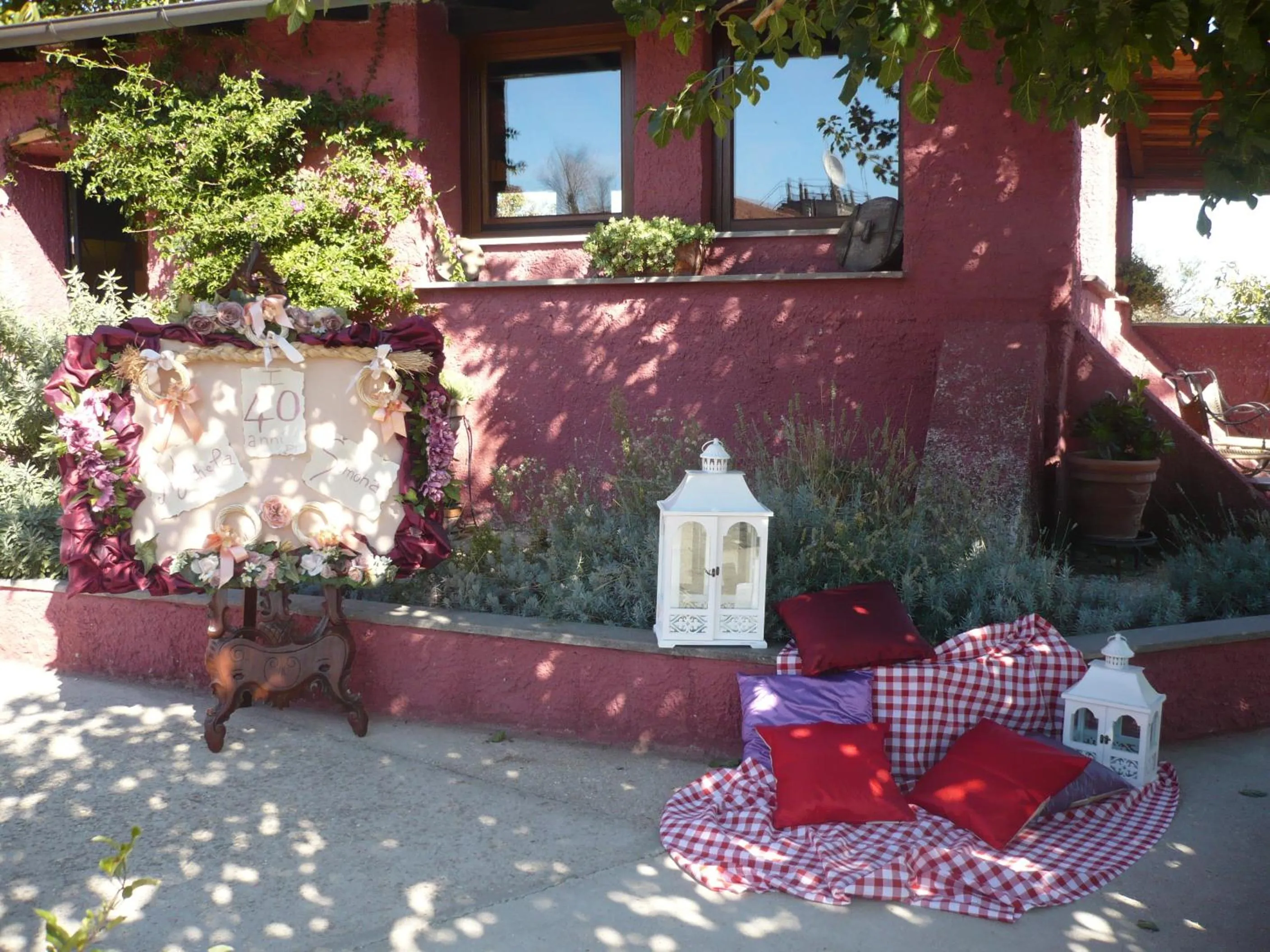 Garden view in Il Baffetto B&B