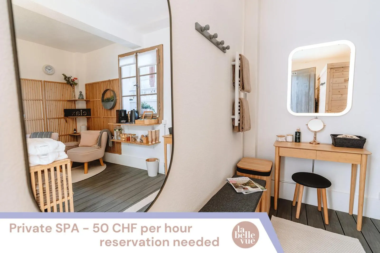 Sauna in la belle vue Boutique Hotel & Café