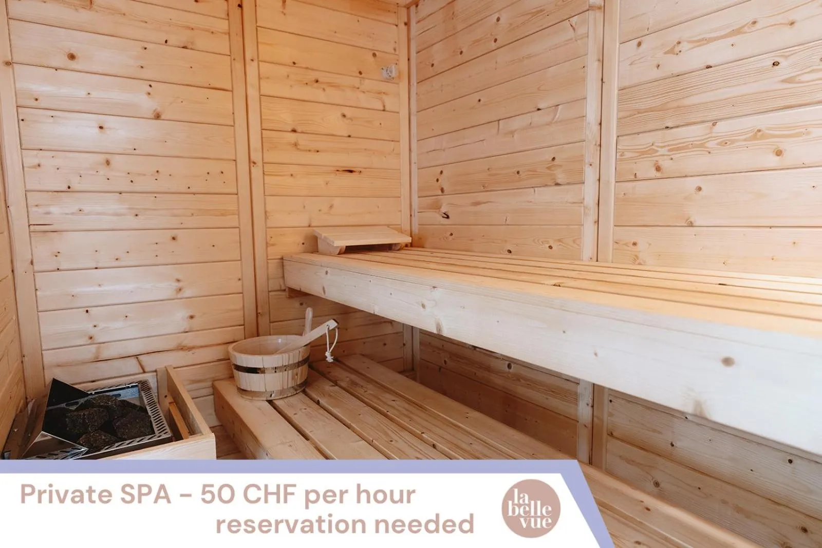 Sauna in la belle vue Boutique Hotel & Café