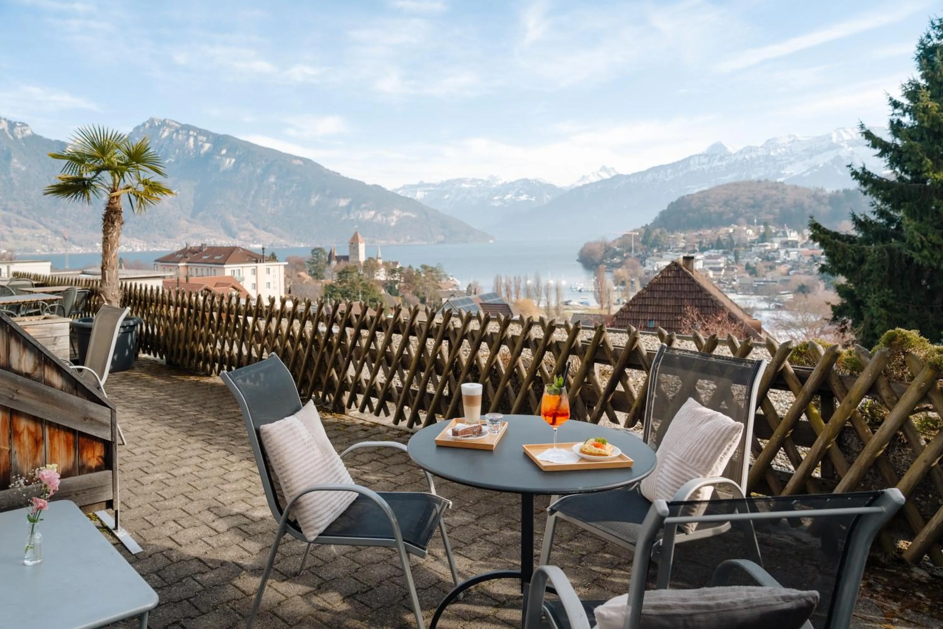 Lake view in la belle vue Boutique Hotel & Café