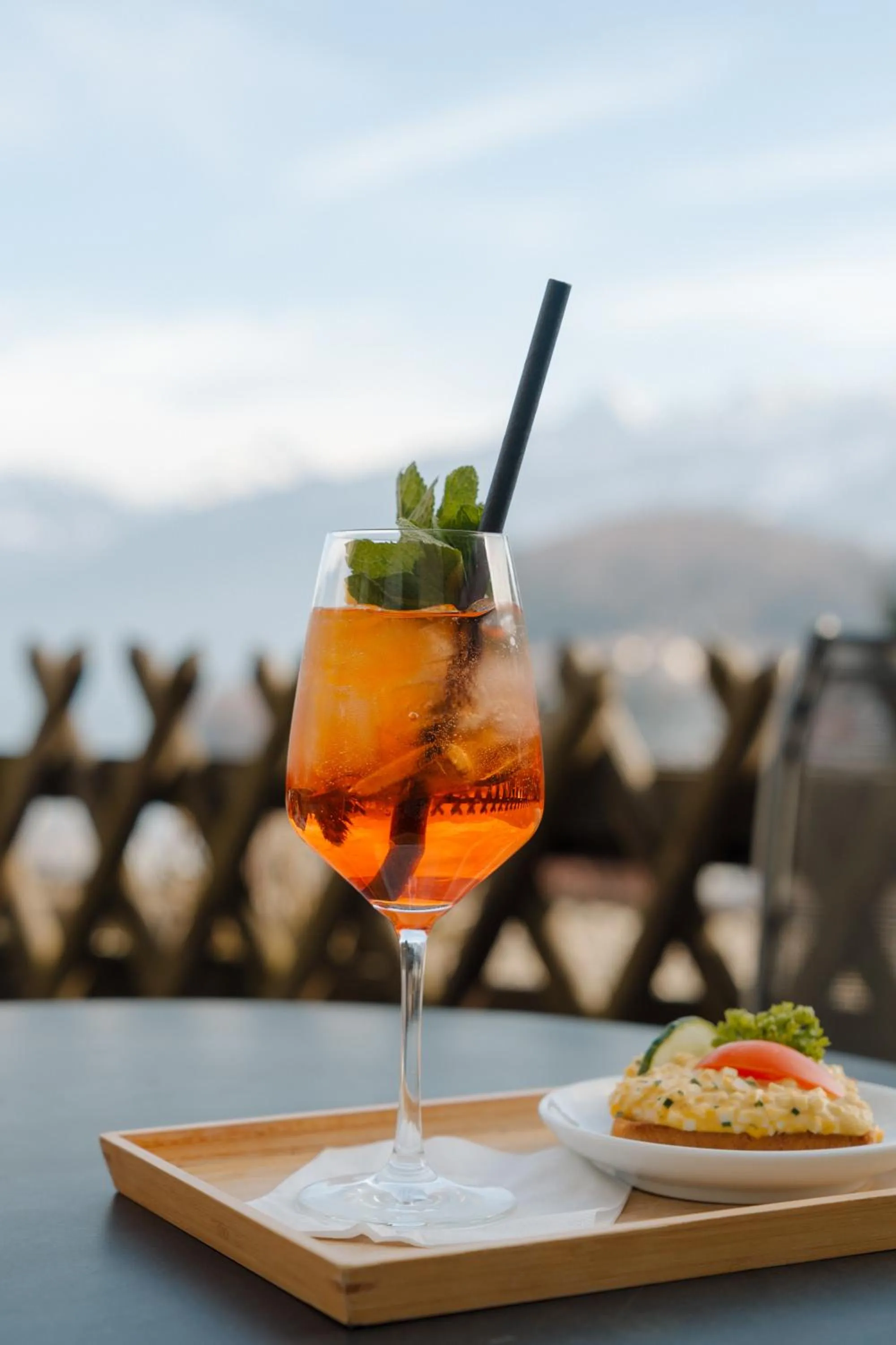 Drinks in la belle vue Boutique Hotel & Café