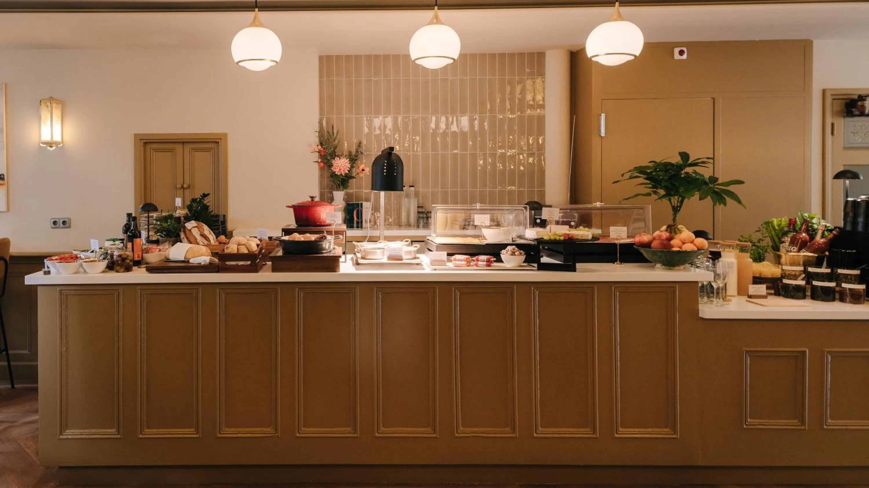 Buffet breakfast in Hotel Omega