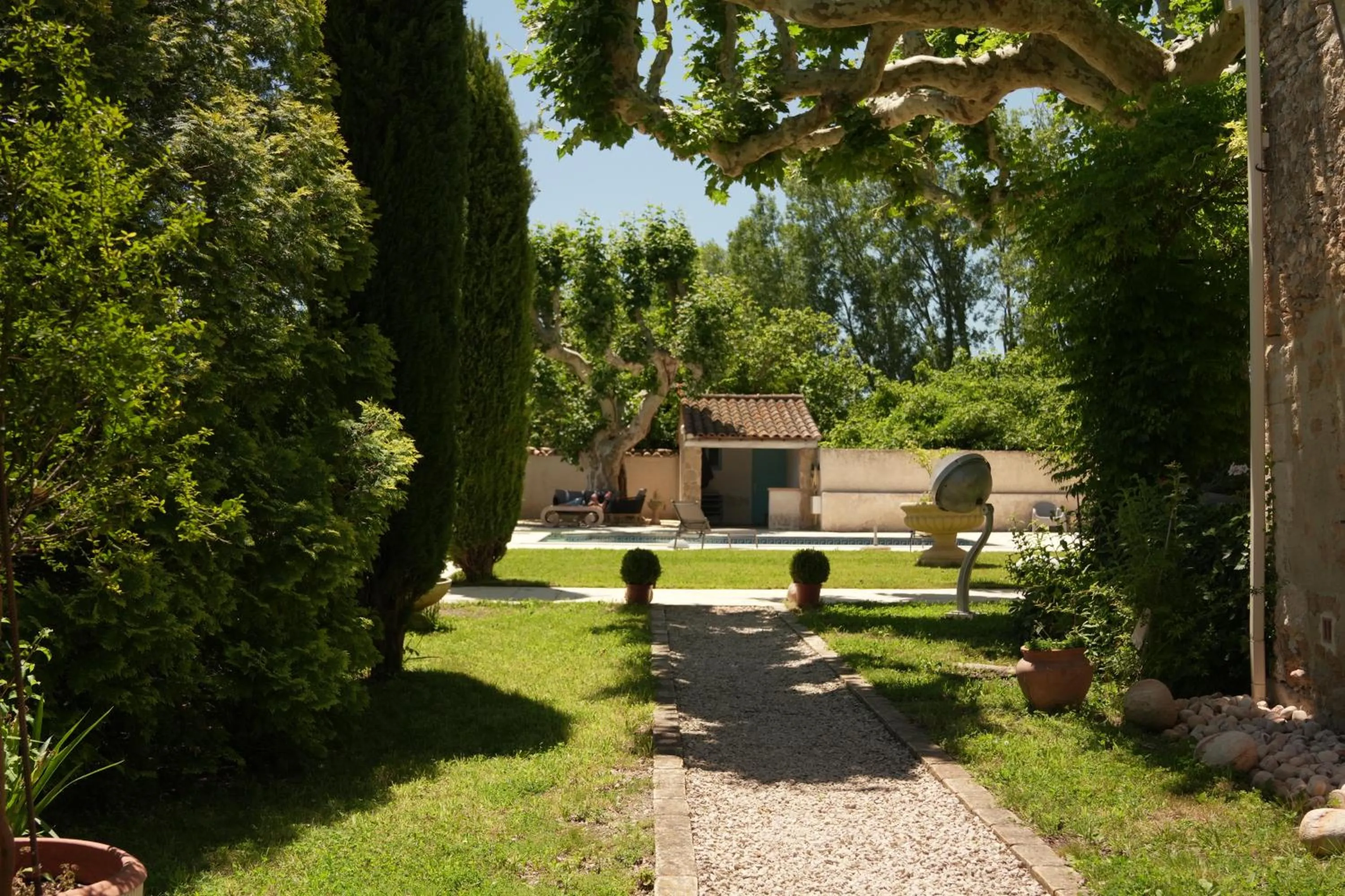 Garden in LE MAS DES FLANERAIES