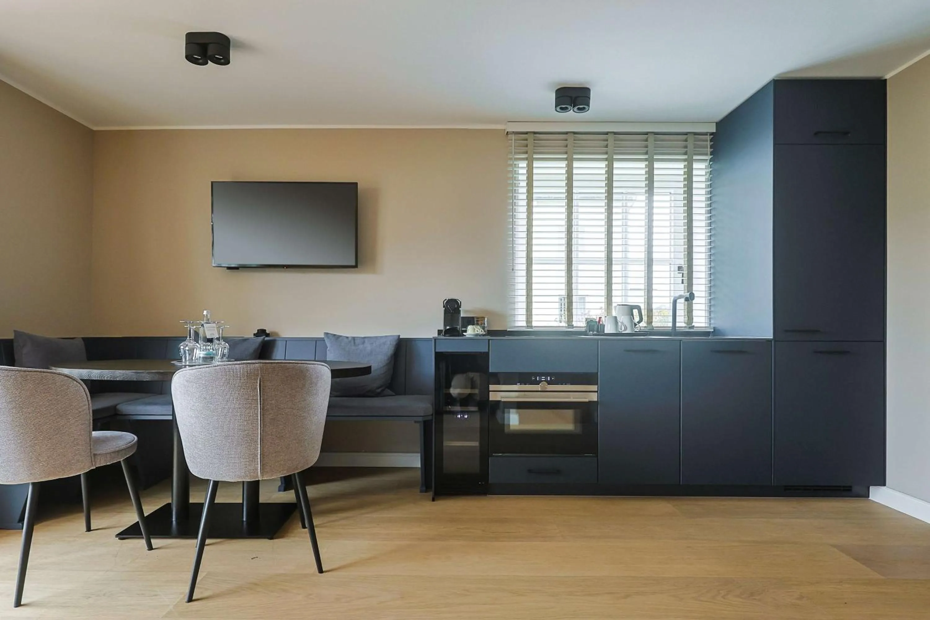 Kitchen or kitchenette in Lindner Hotel Sylt