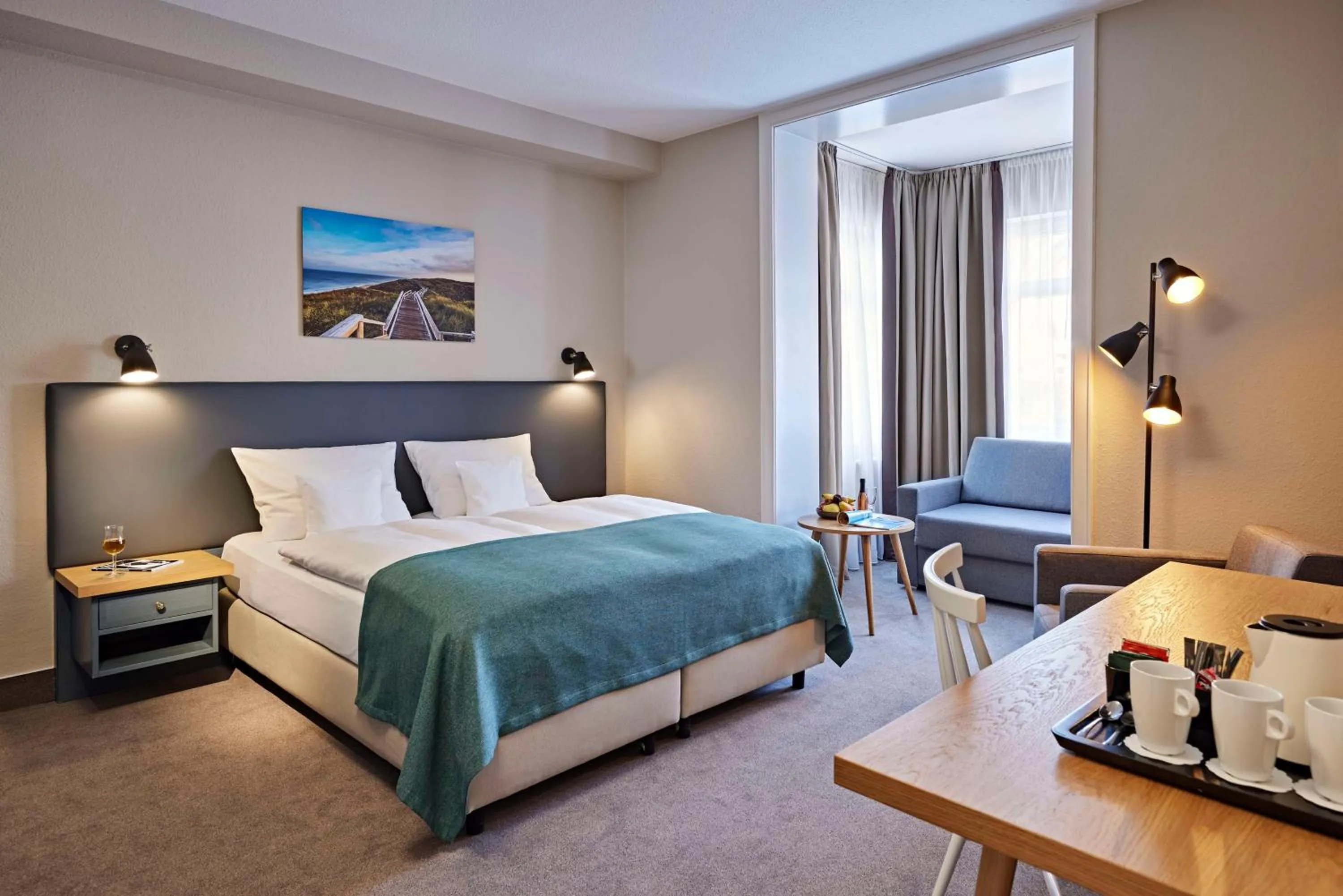 Bedroom in Lindner Hotel Sylt