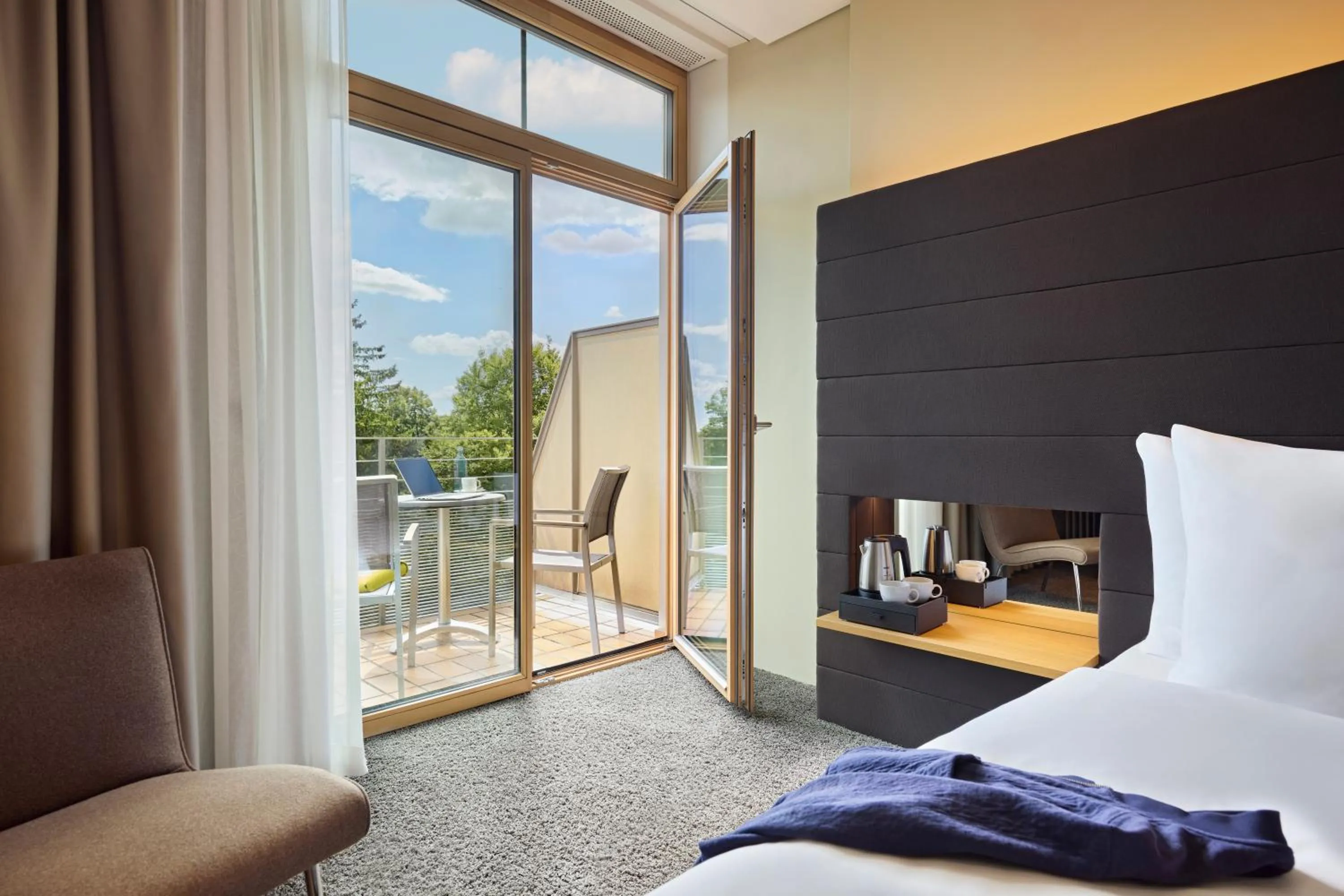 Bed in Dorint Parkhotel Jordanbad