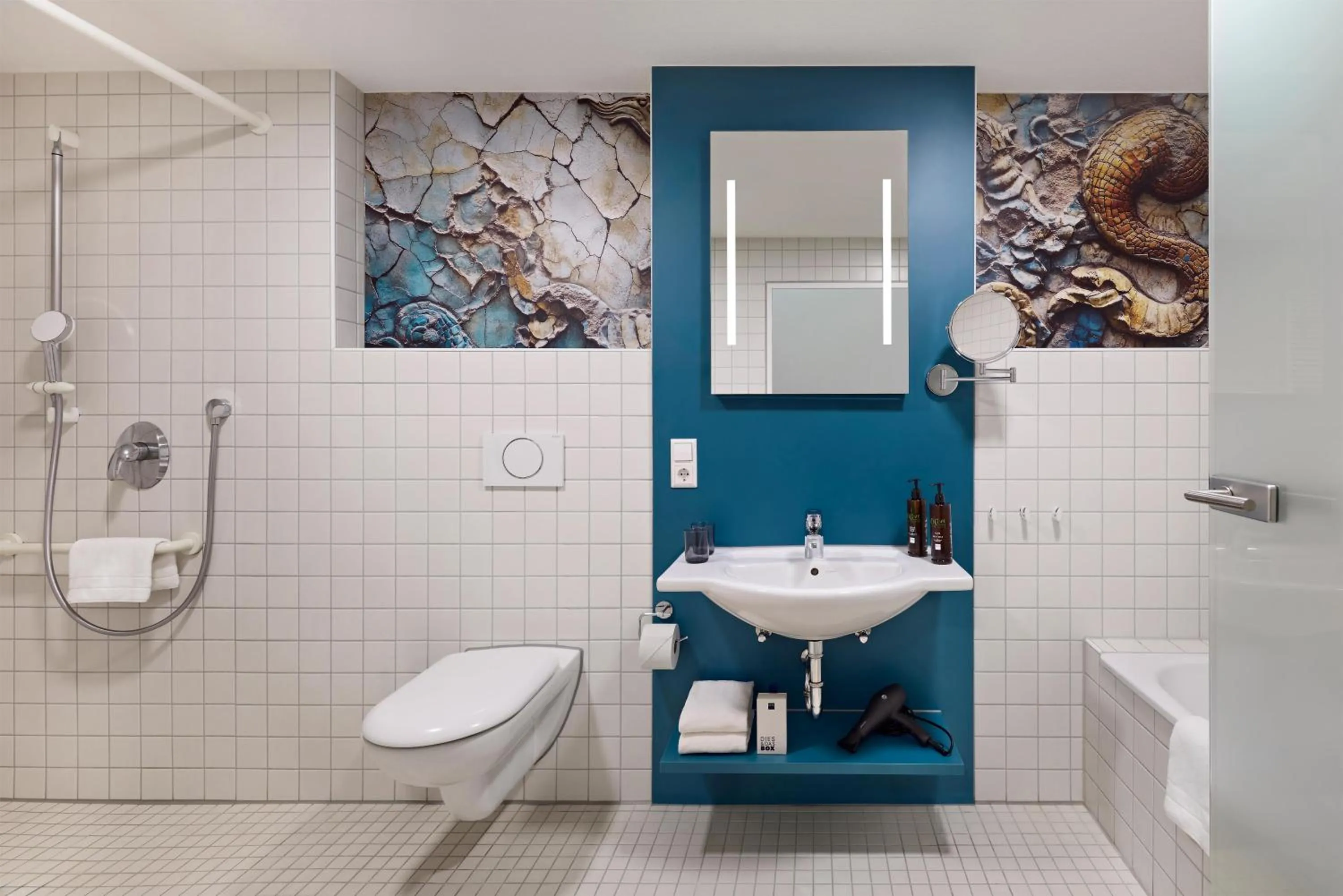 Bathroom in Dorint Parkhotel Jordanbad