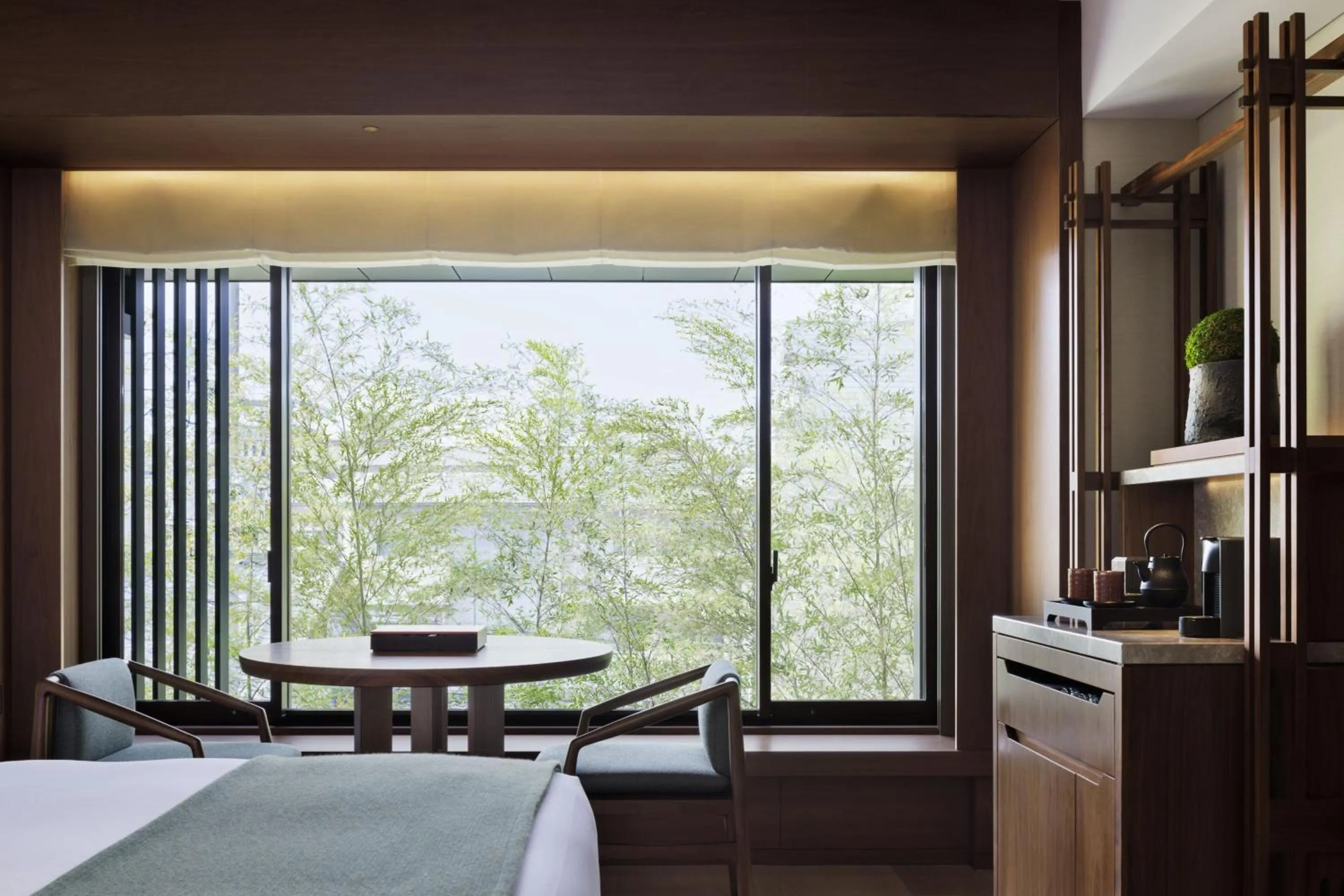 Photo of the whole room, Bed in HOTEL THE MITSUI KYOTO, a Luxury Collection Hotel & Spa