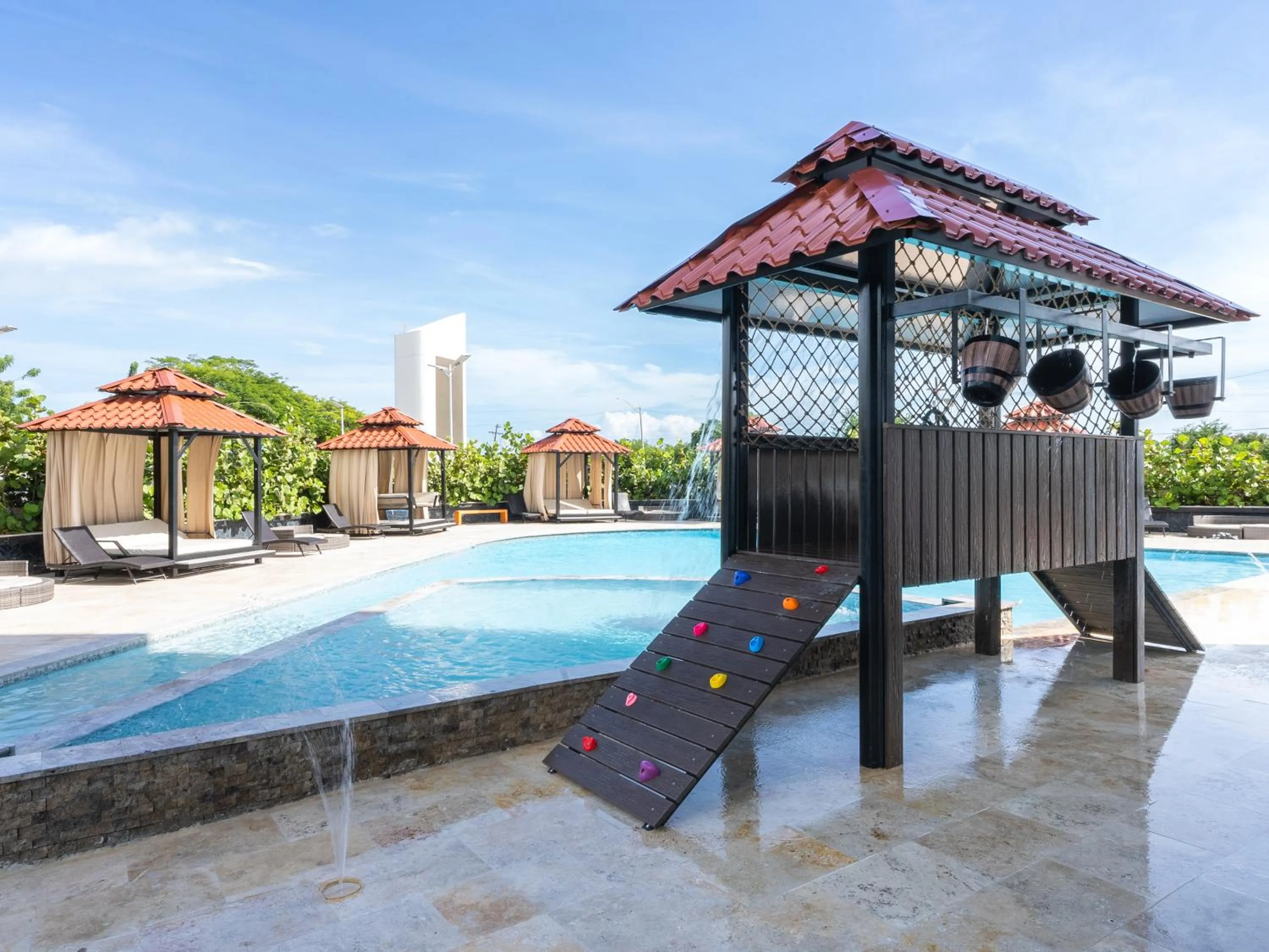 Pool view in Aloft Ponce Hotel & Casino
