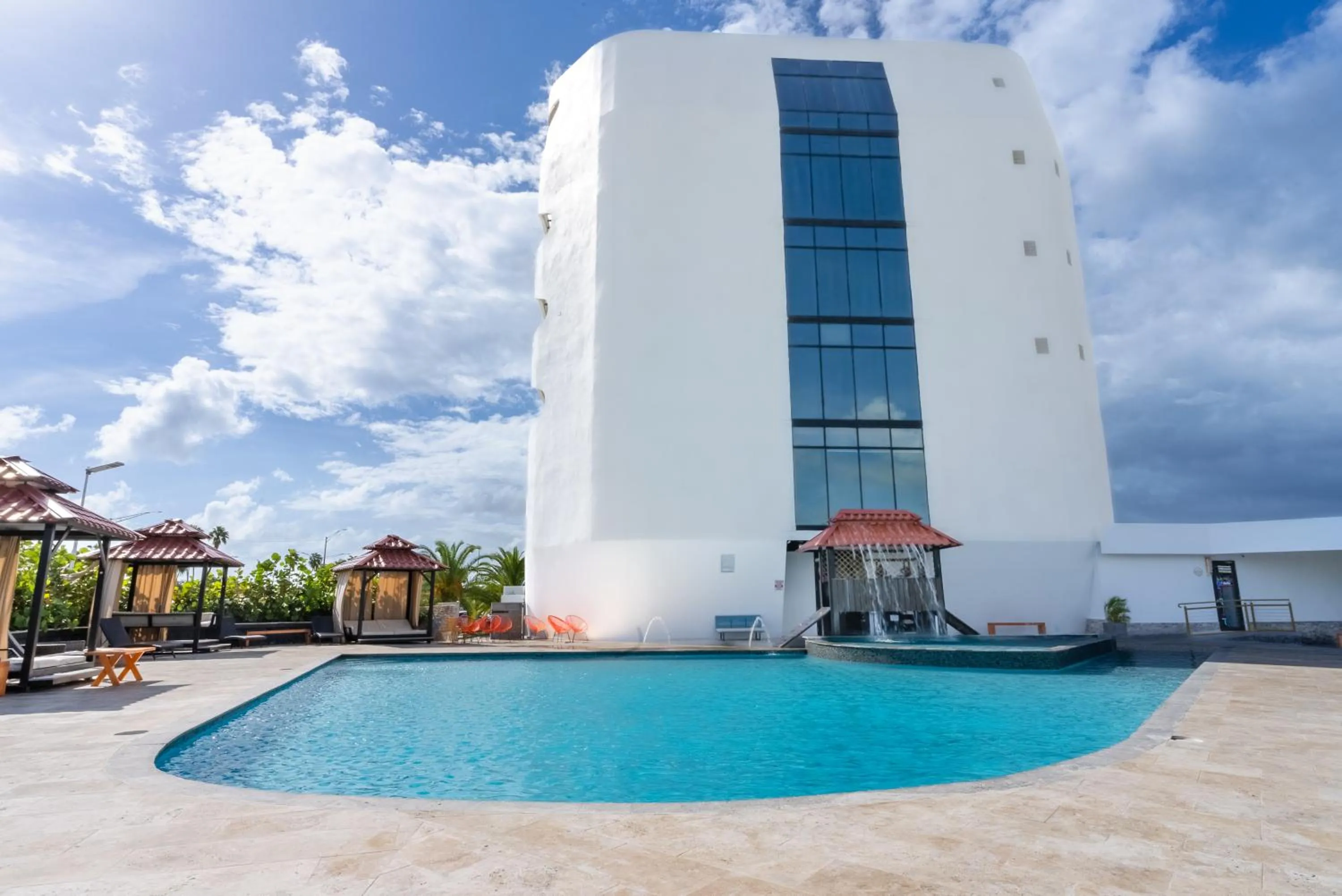 Pool view in Aloft Ponce Hotel & Casino