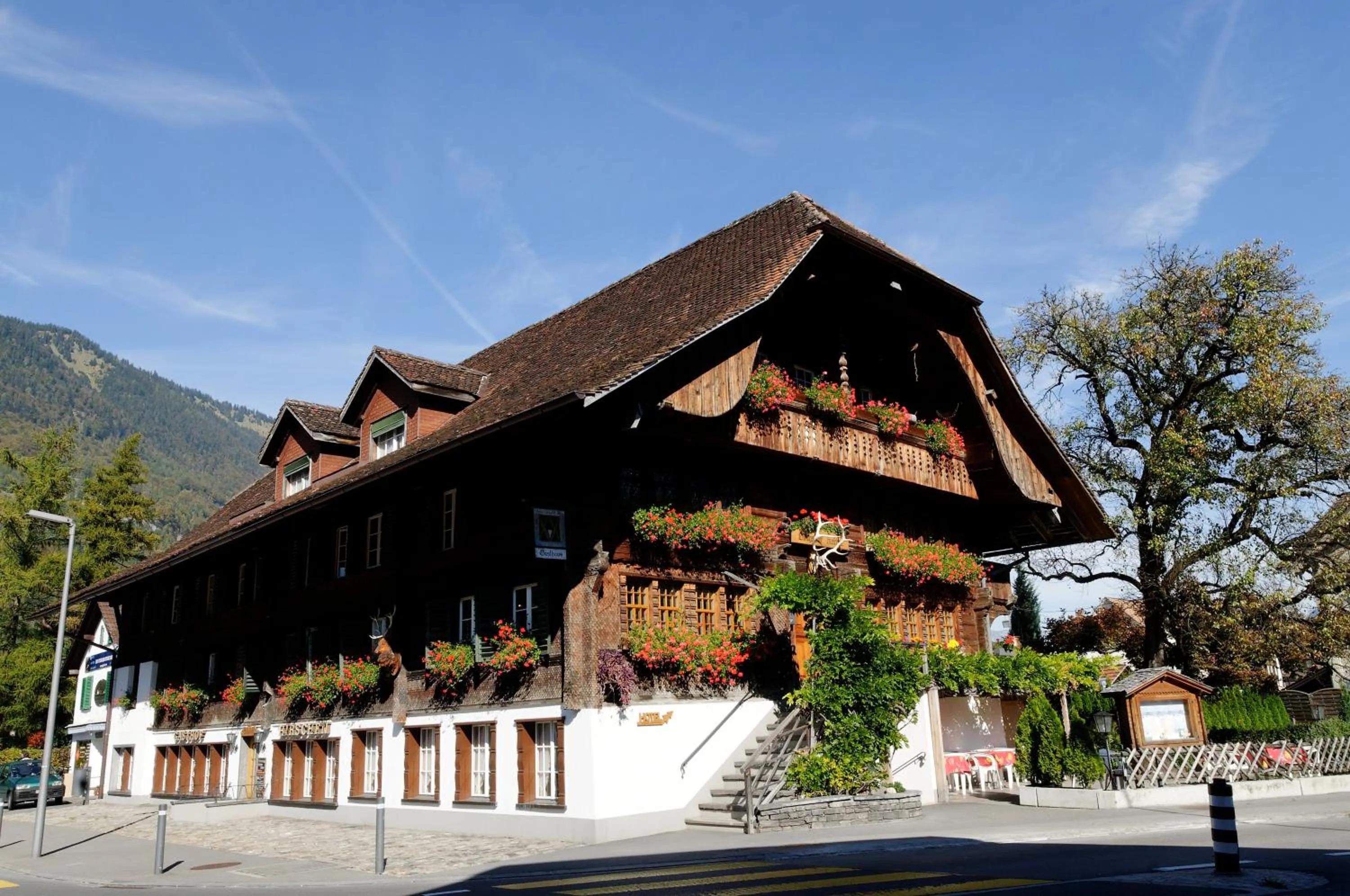 Property building in Hotel Restaurant Hirschen