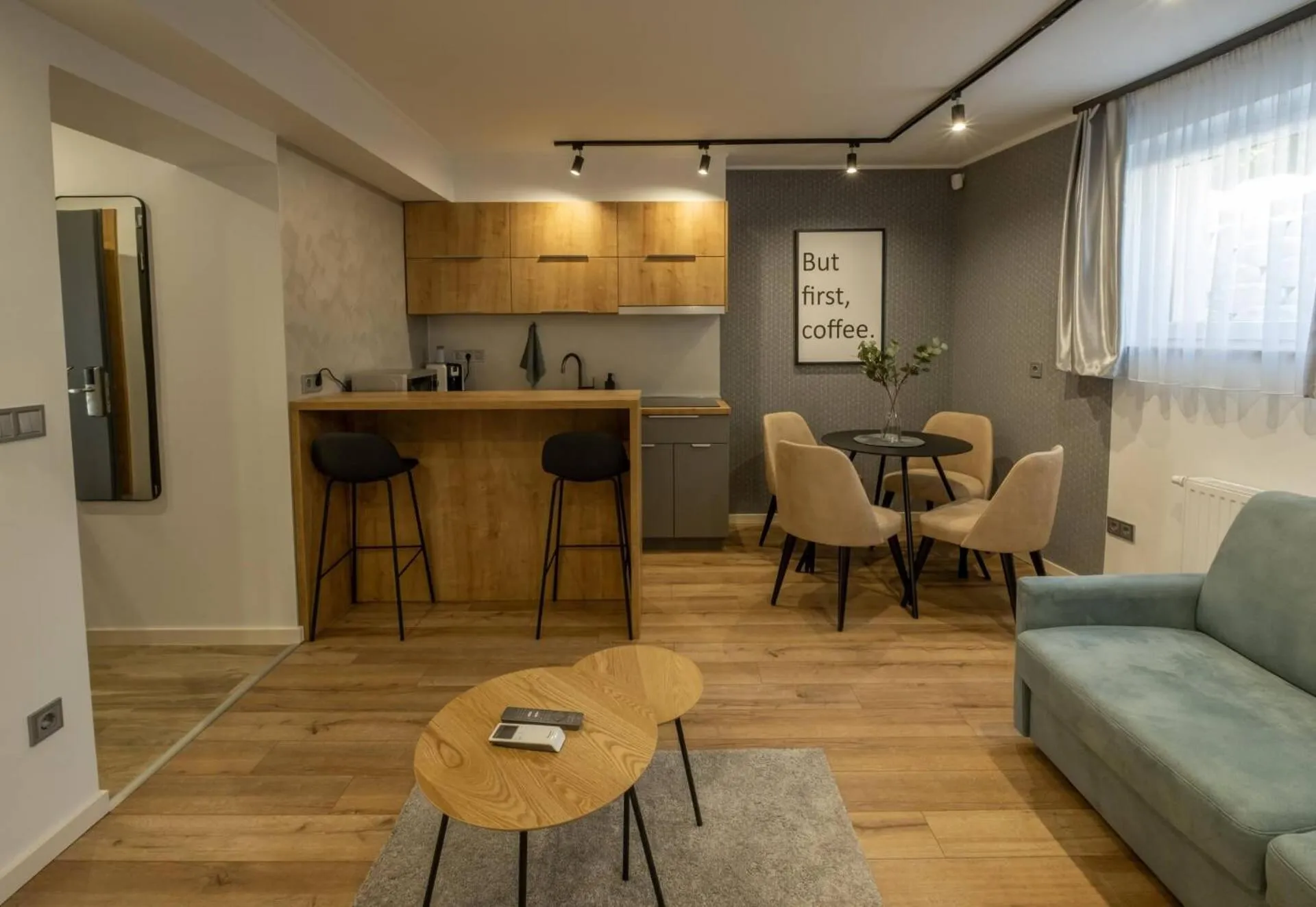 Kitchen or kitchenette in Minaret Residence & Relax Pécs