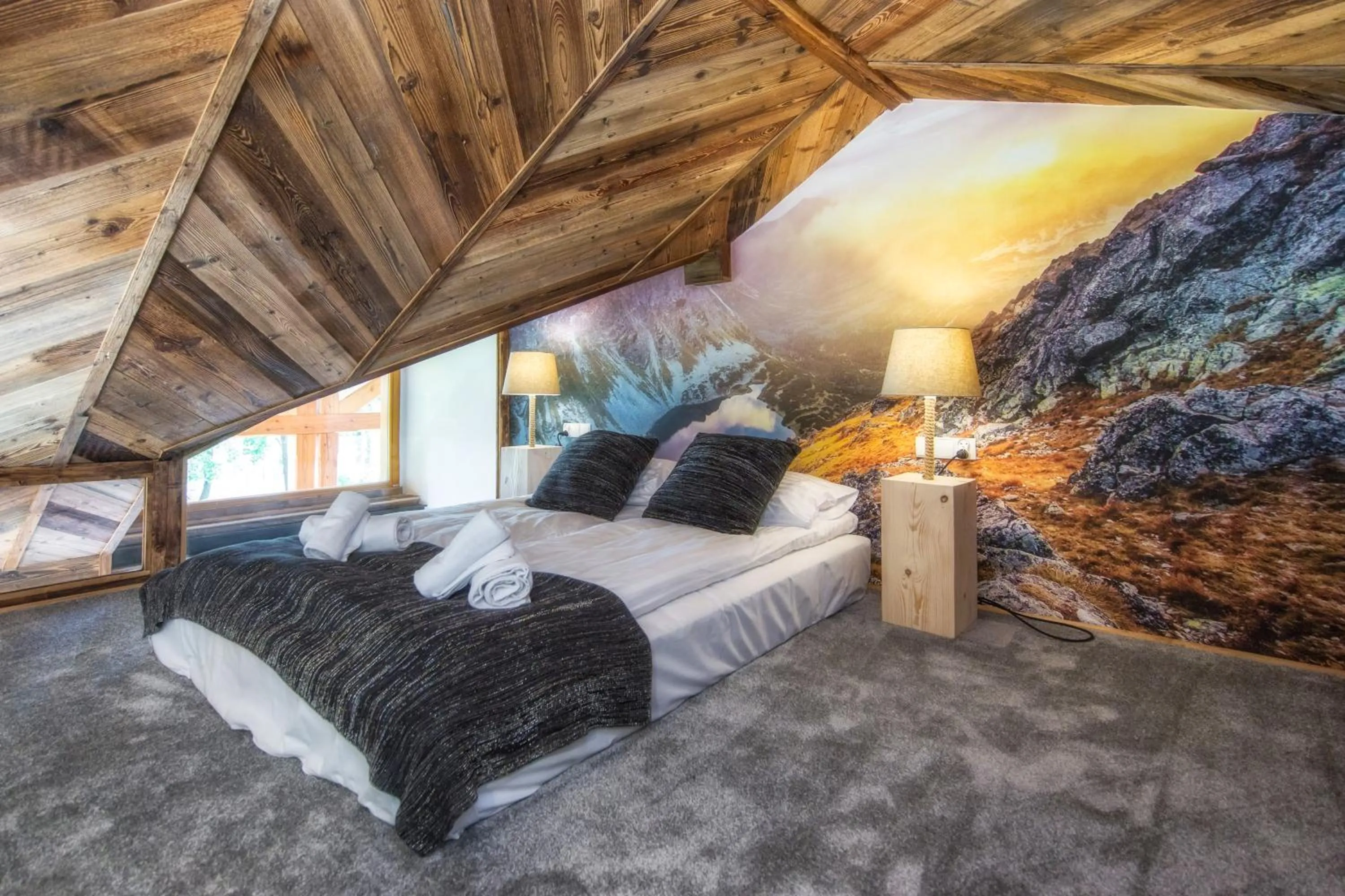 Bed in Aparthotel Giewont