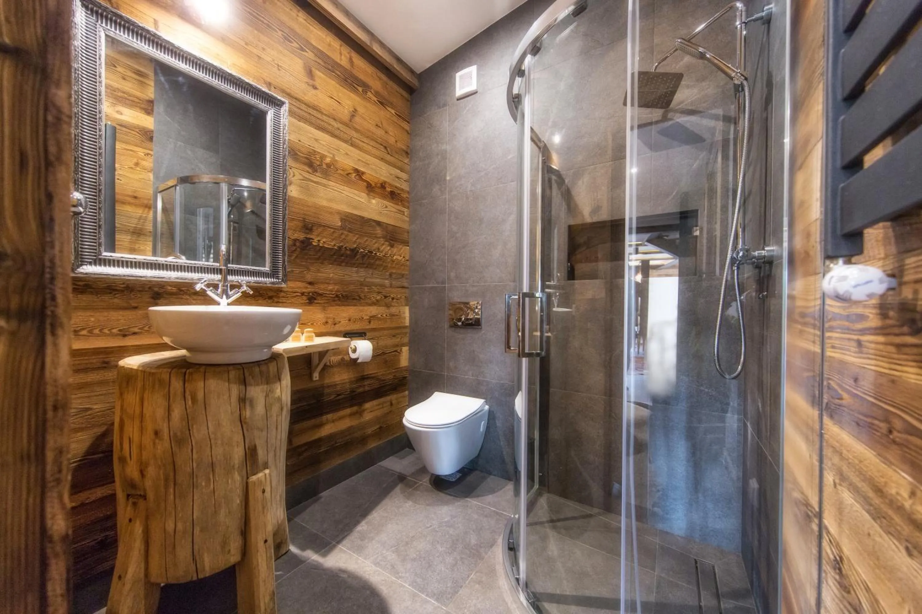 Shower in Aparthotel Giewont