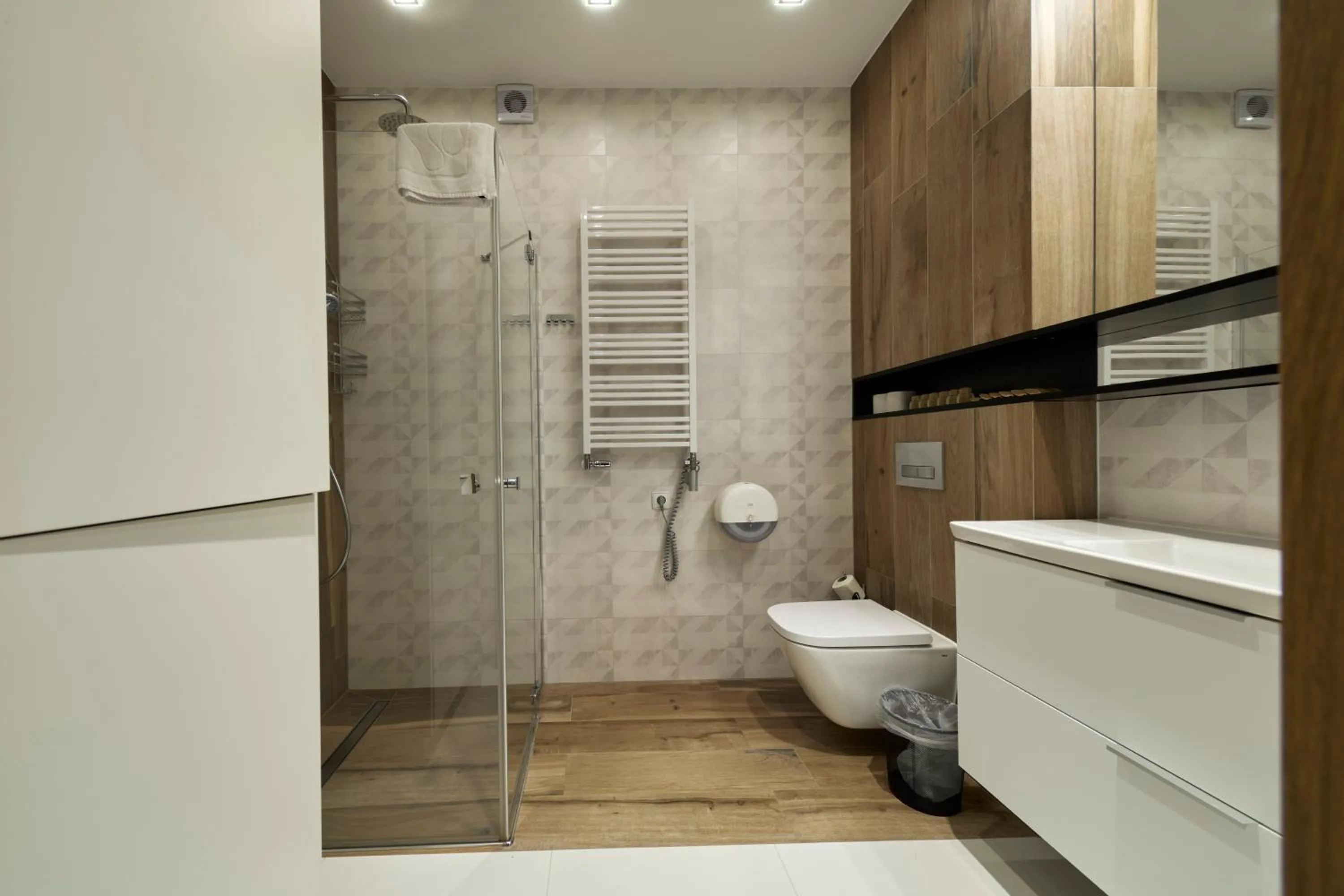 Shower in Aparthotel Giewont