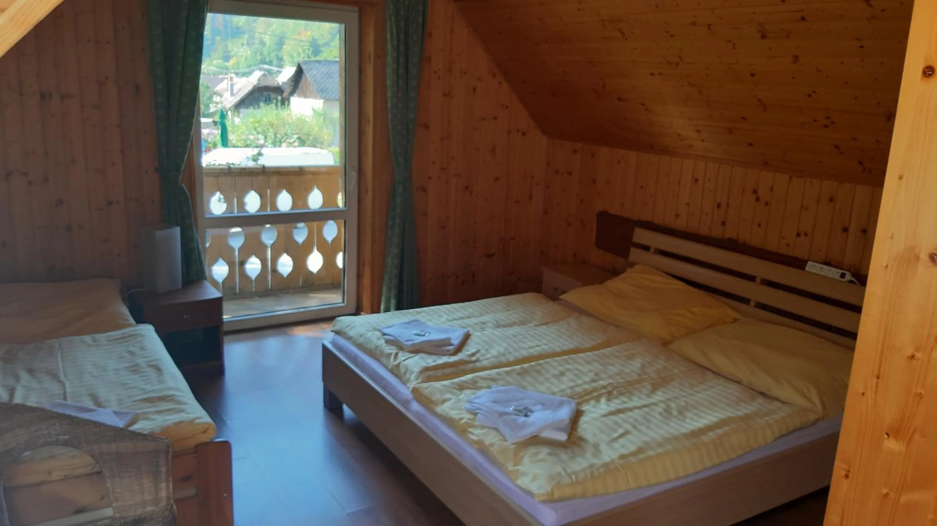 Balcony/Terrace, Bed in Penzión pri studničke Omastiná