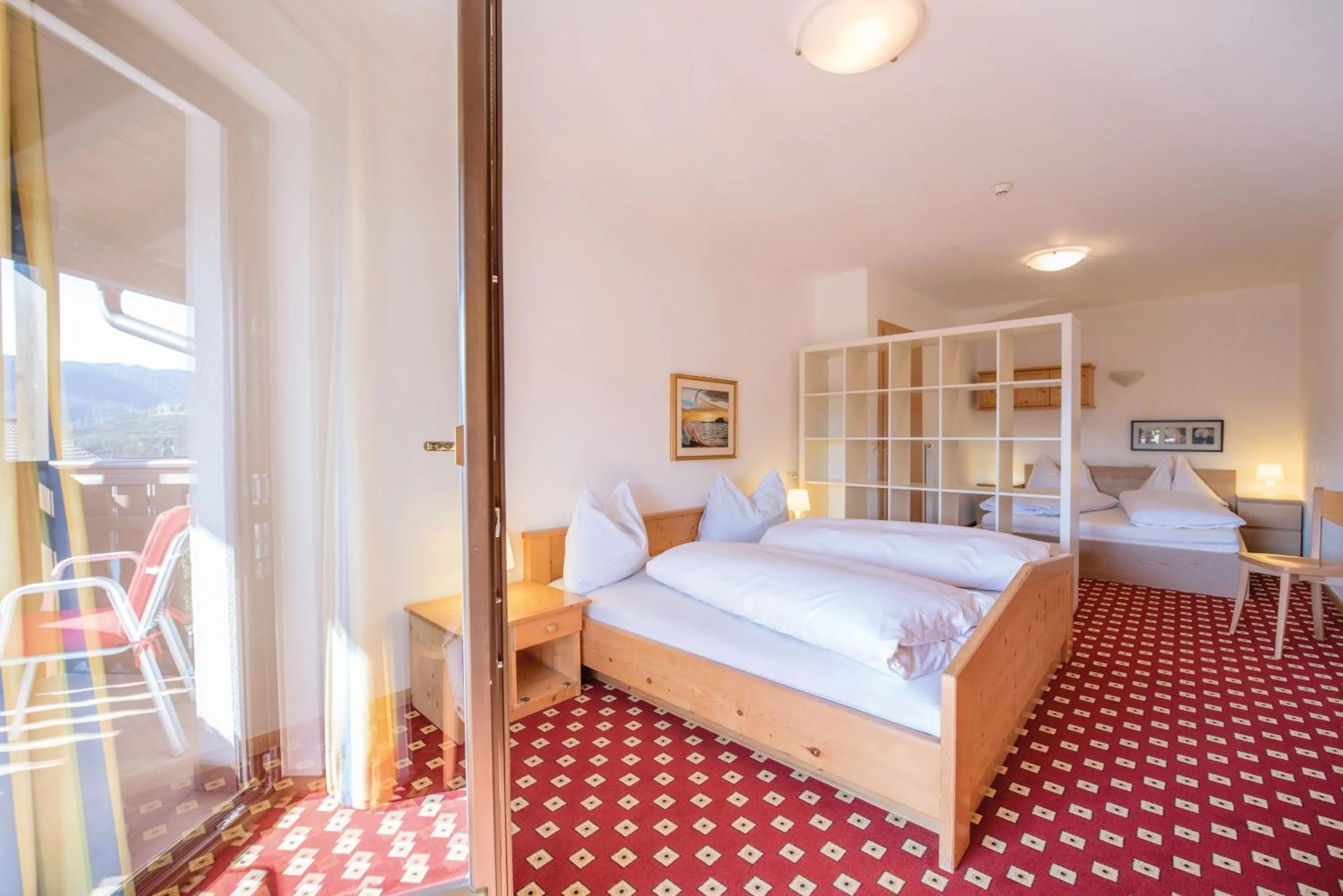 Bed in Apparthotel Feldhof - Living and Bistro