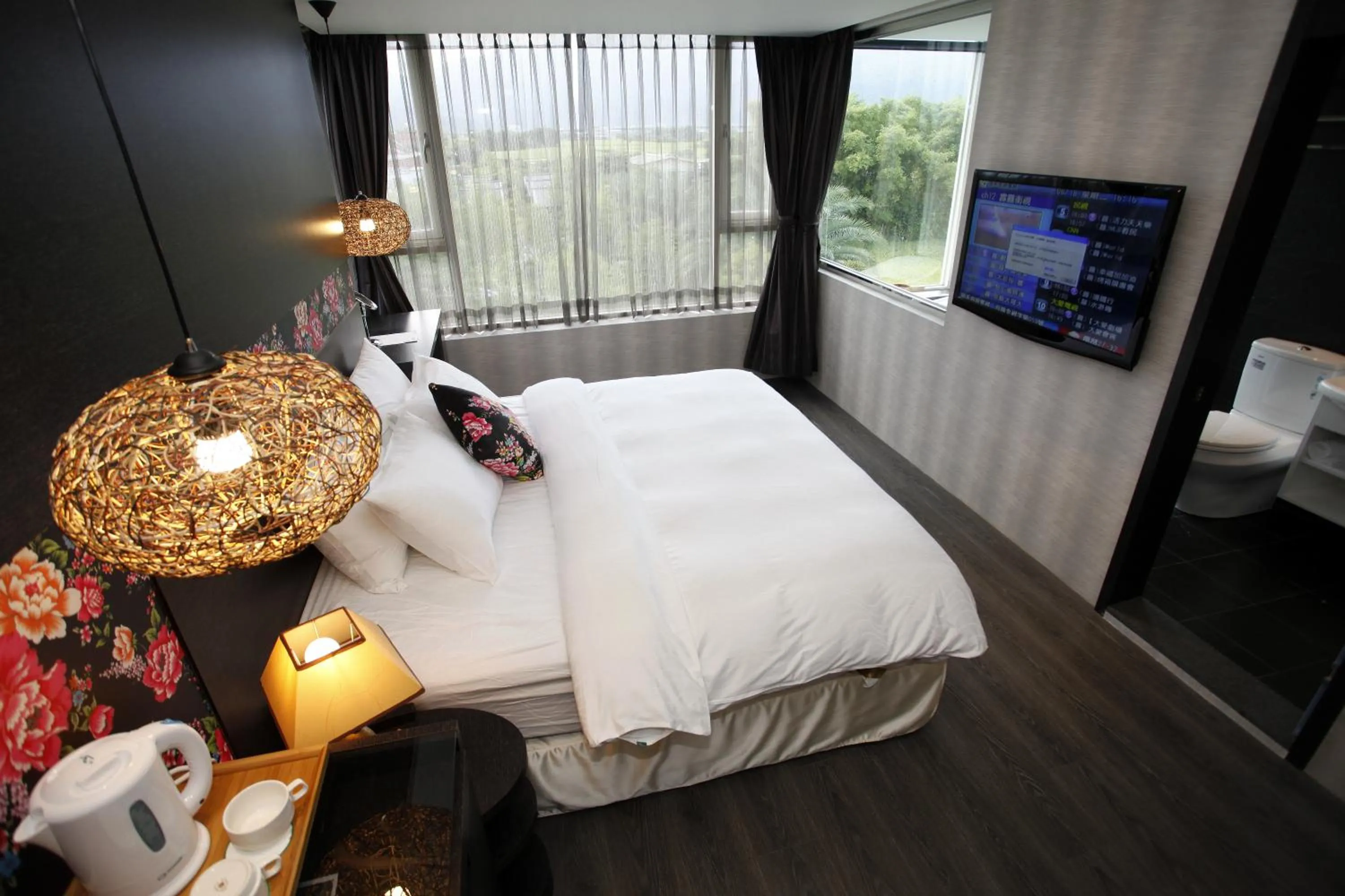 Photo of the whole room, Bed in Pokara Resort