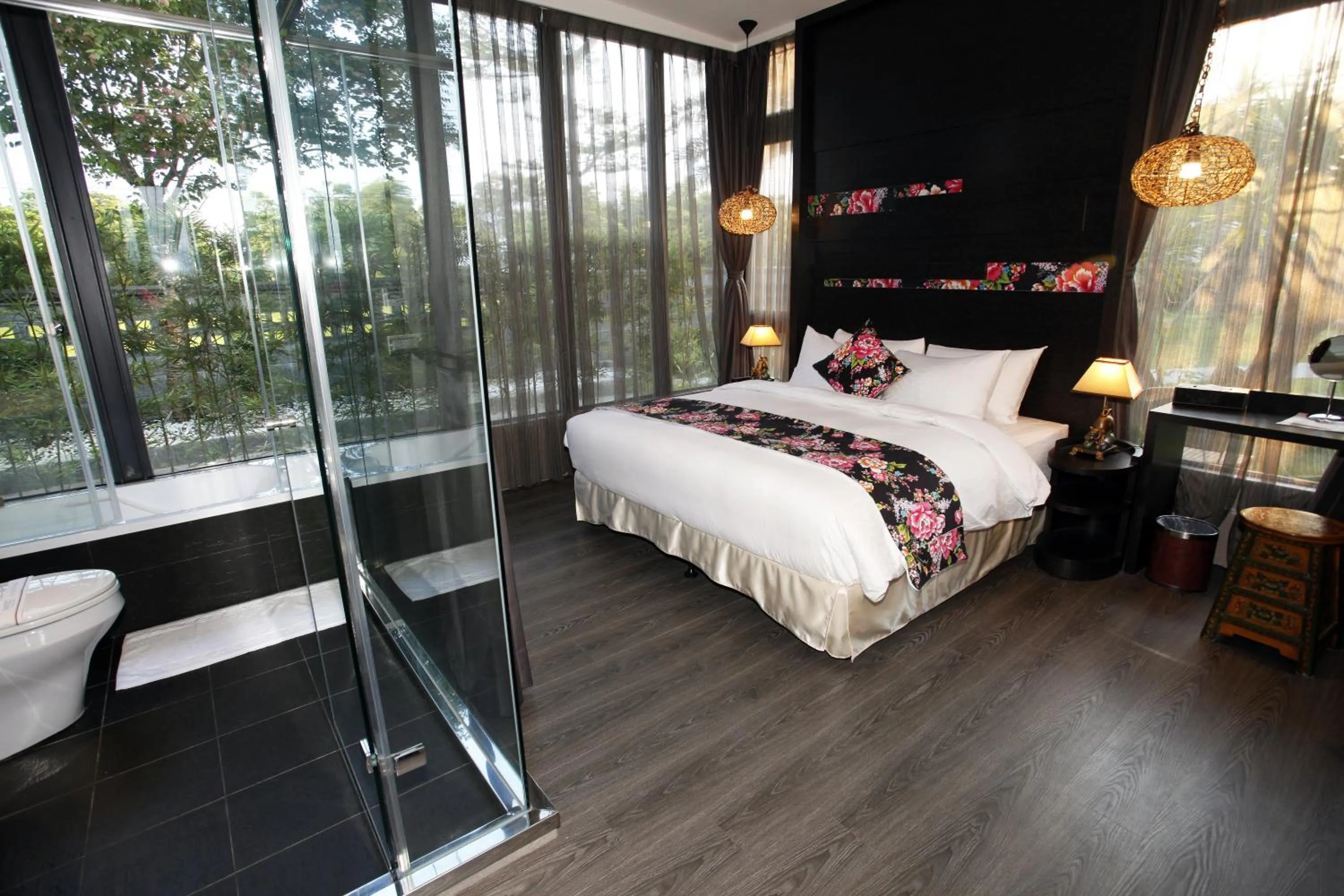 Photo of the whole room, Bed in Pokara Resort