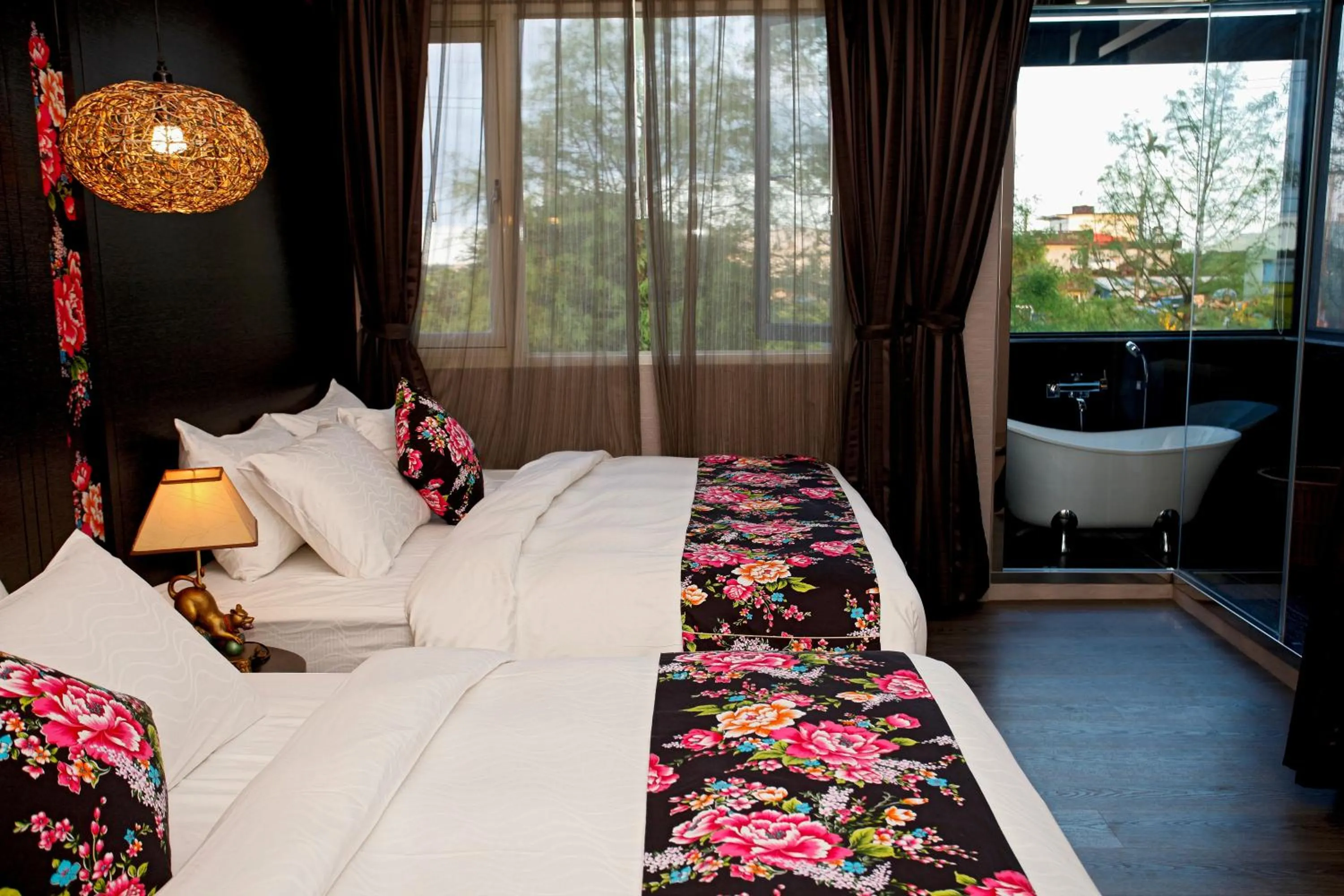 Photo of the whole room, Bed in Pokara Resort