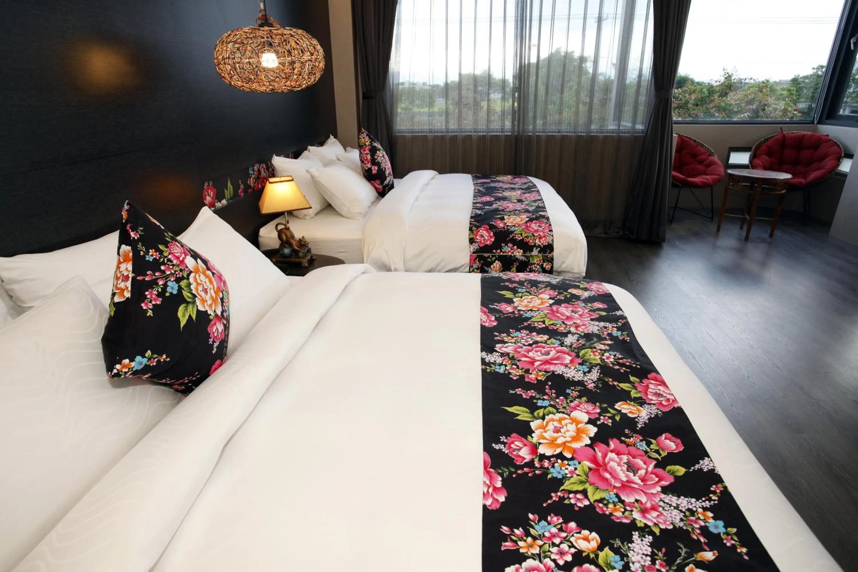 Photo of the whole room, Bed in Pokara Resort